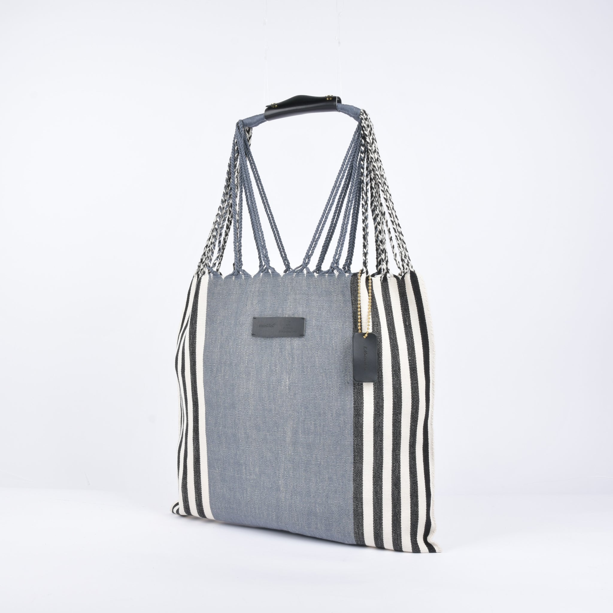 Hammock Bag Stripe Grey Hammock Bag Born in Mexico Free name engraving RB0014