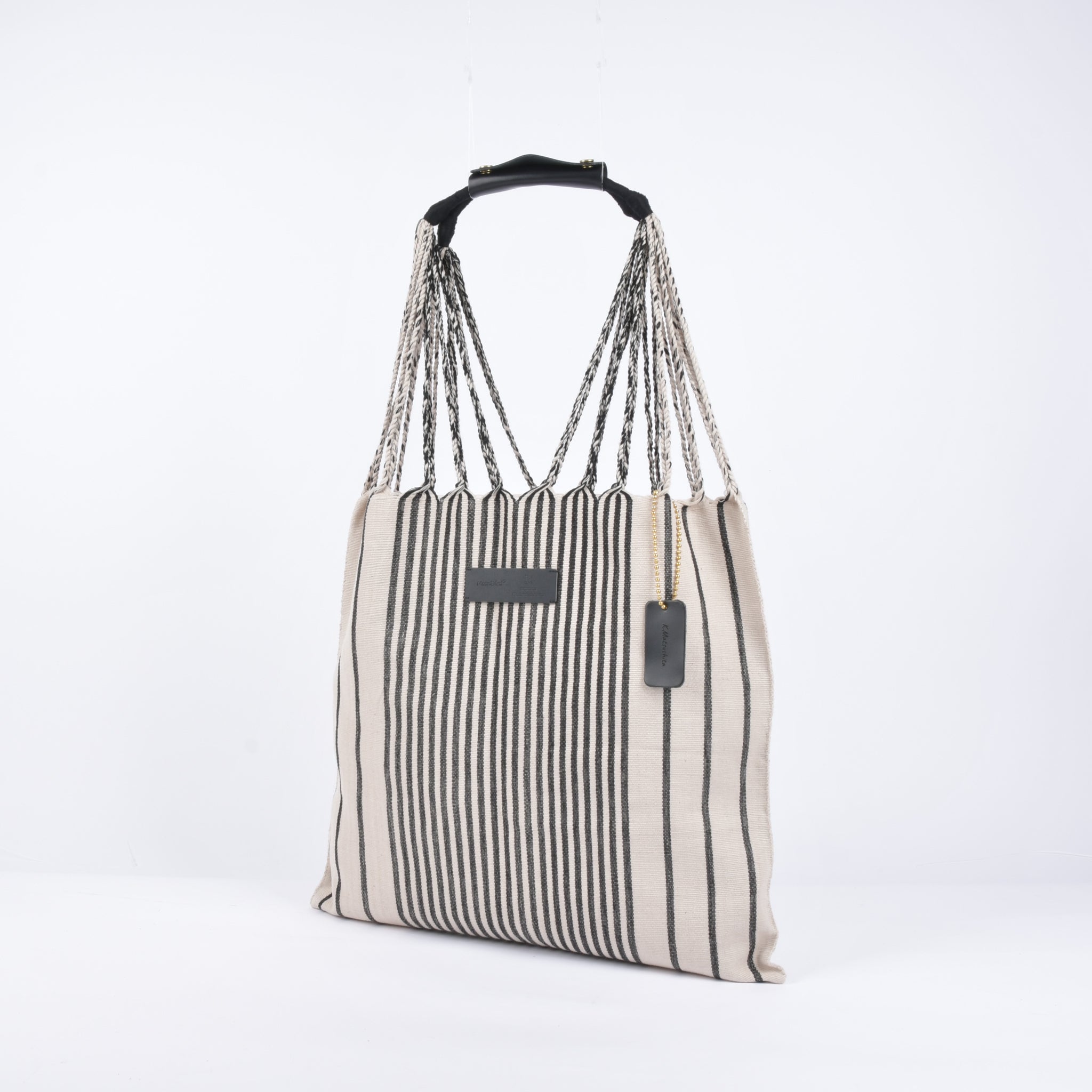 Hammock Bag Stripe Black Hammock Bag Born in Mexico Free name engraving RB0016