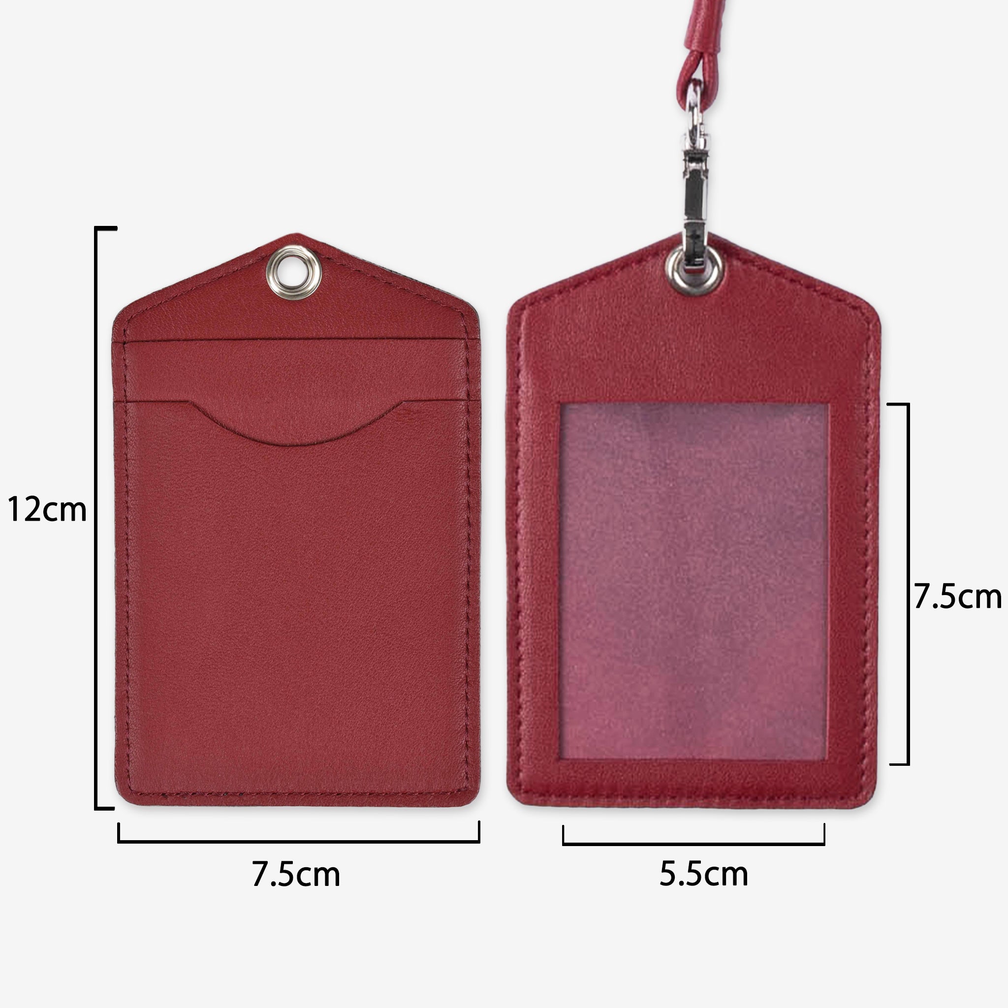 【本革】IDカードホルダー 縦タイプ 日本製