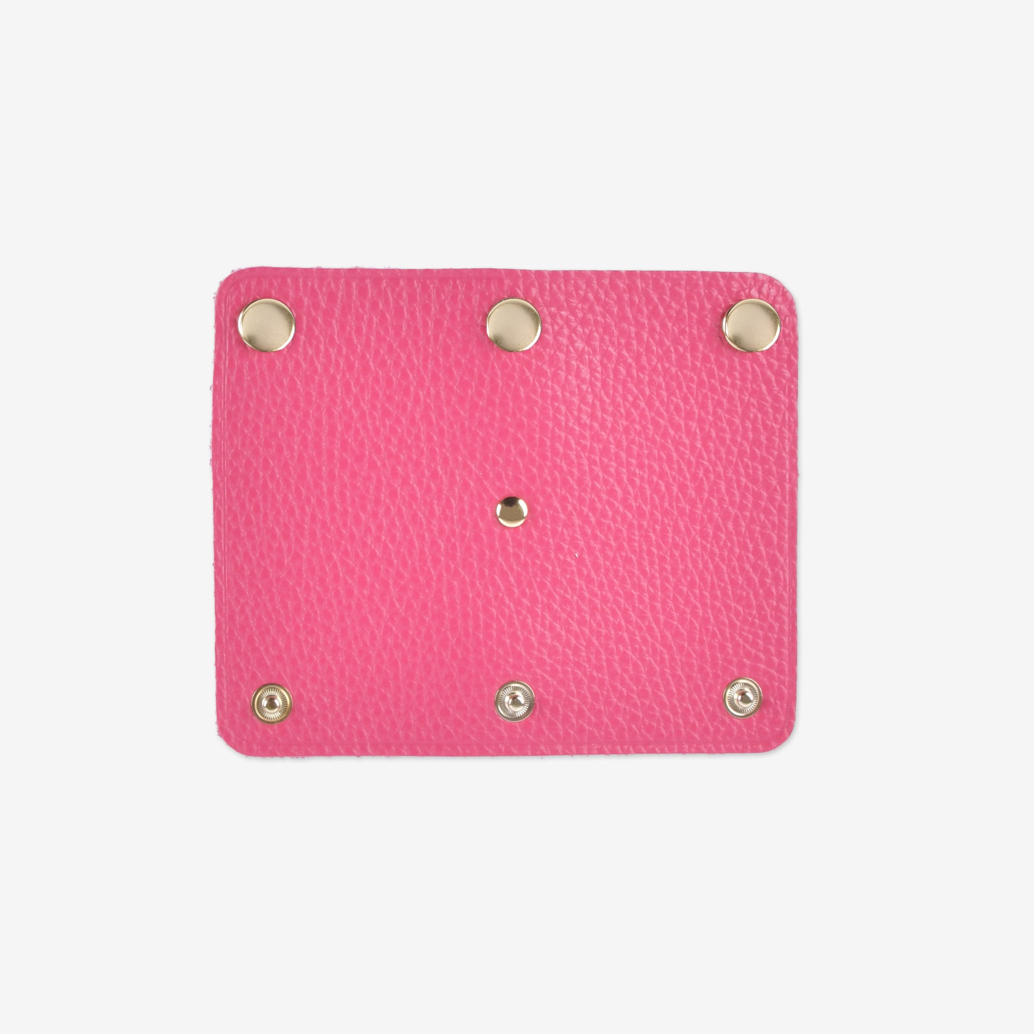 Italian leather bag handle cover with gold hardware and mounting function
