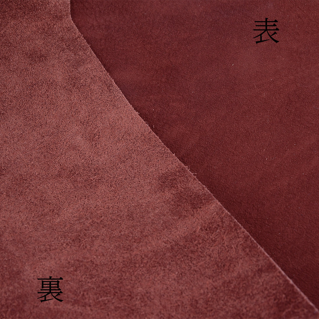 【本革】スエードマルシェバッグ-日本製