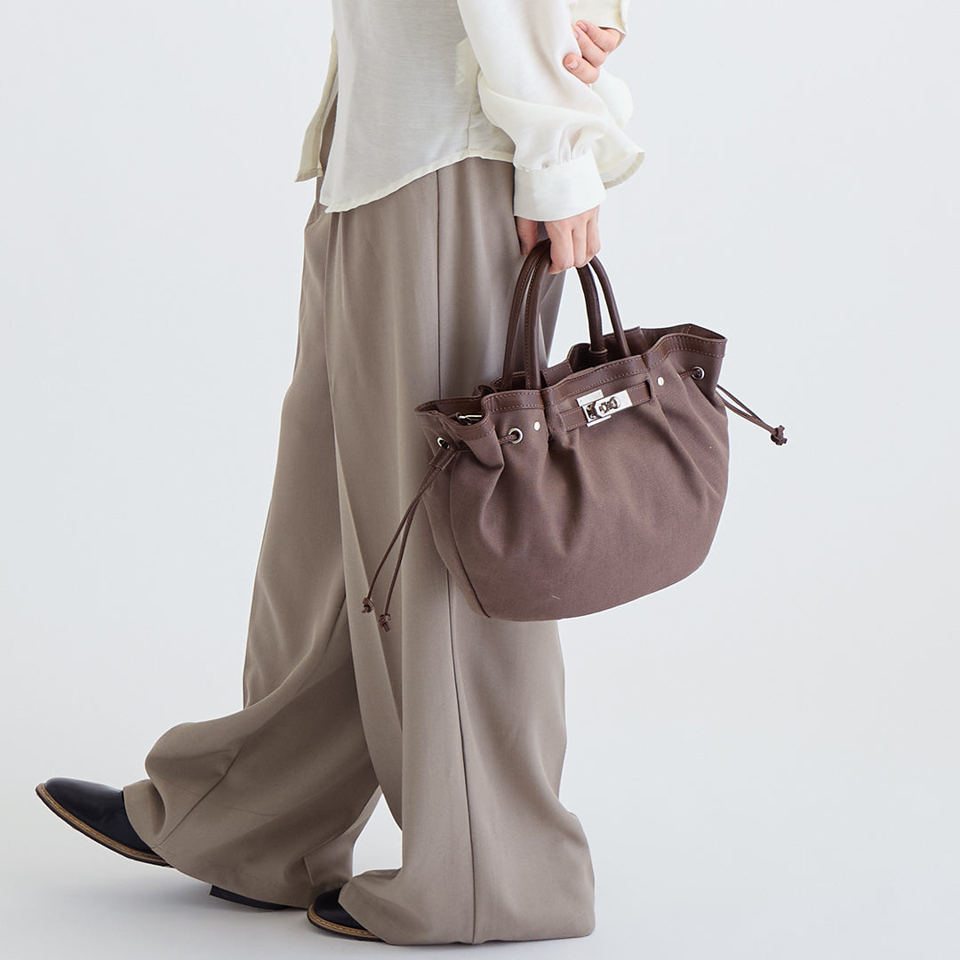 【本革×帆布】2way シェルバッグ- Shell Bag (Sサイズ)★5月7日順次発送