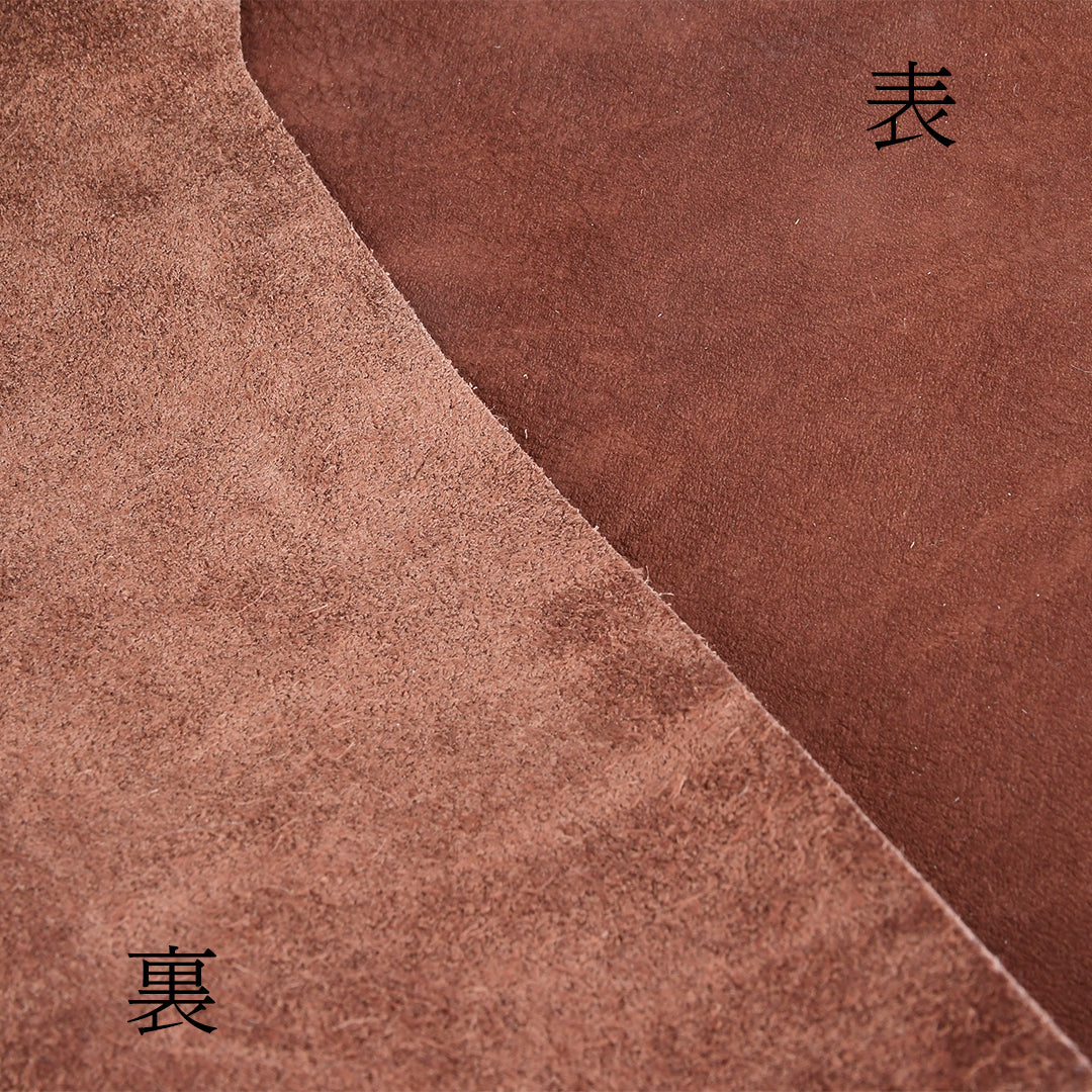 【本革】スエードマルシェバッグ-日本製