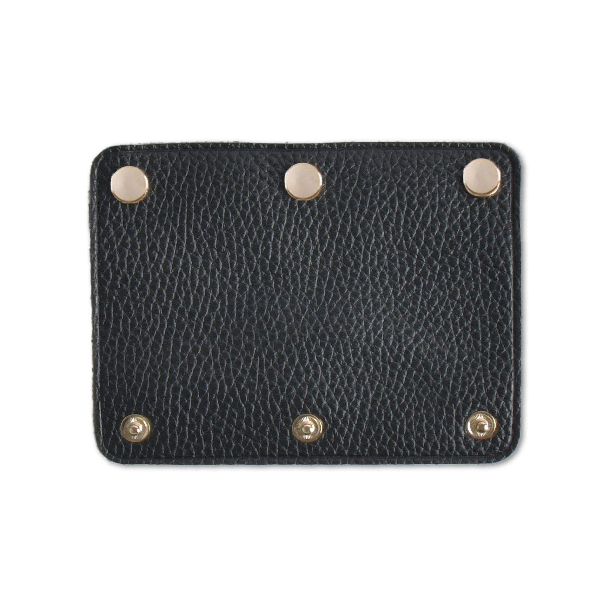 Italian leather bag handle wrap cover, M size, set of 2, gold hardware