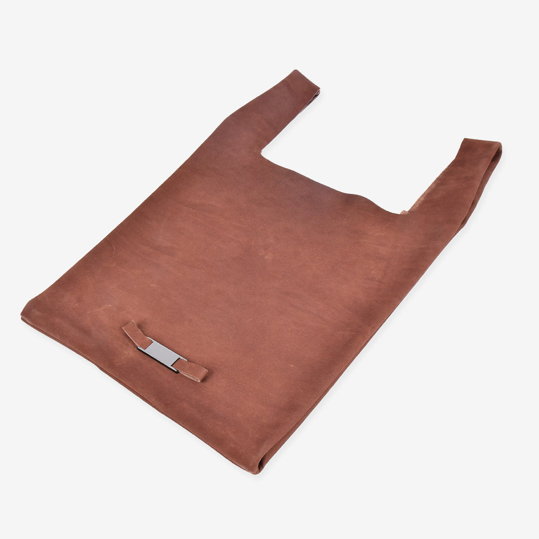 【本革】スエードマルシェバッグ-日本製