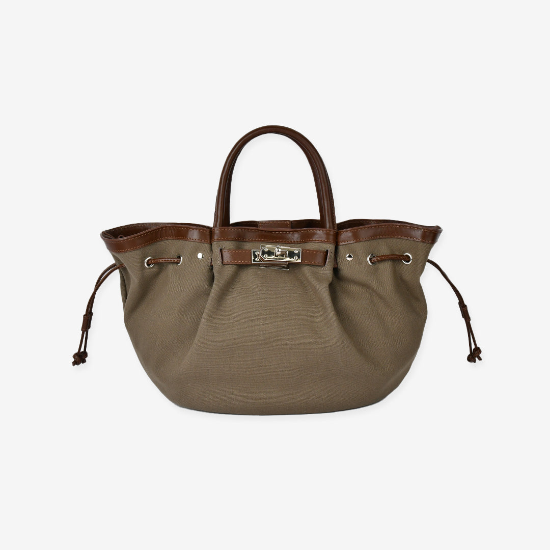 【本革×帆布】2way シェルバッグ- Shell Bag (Sサイズ)★5月7日順次発送