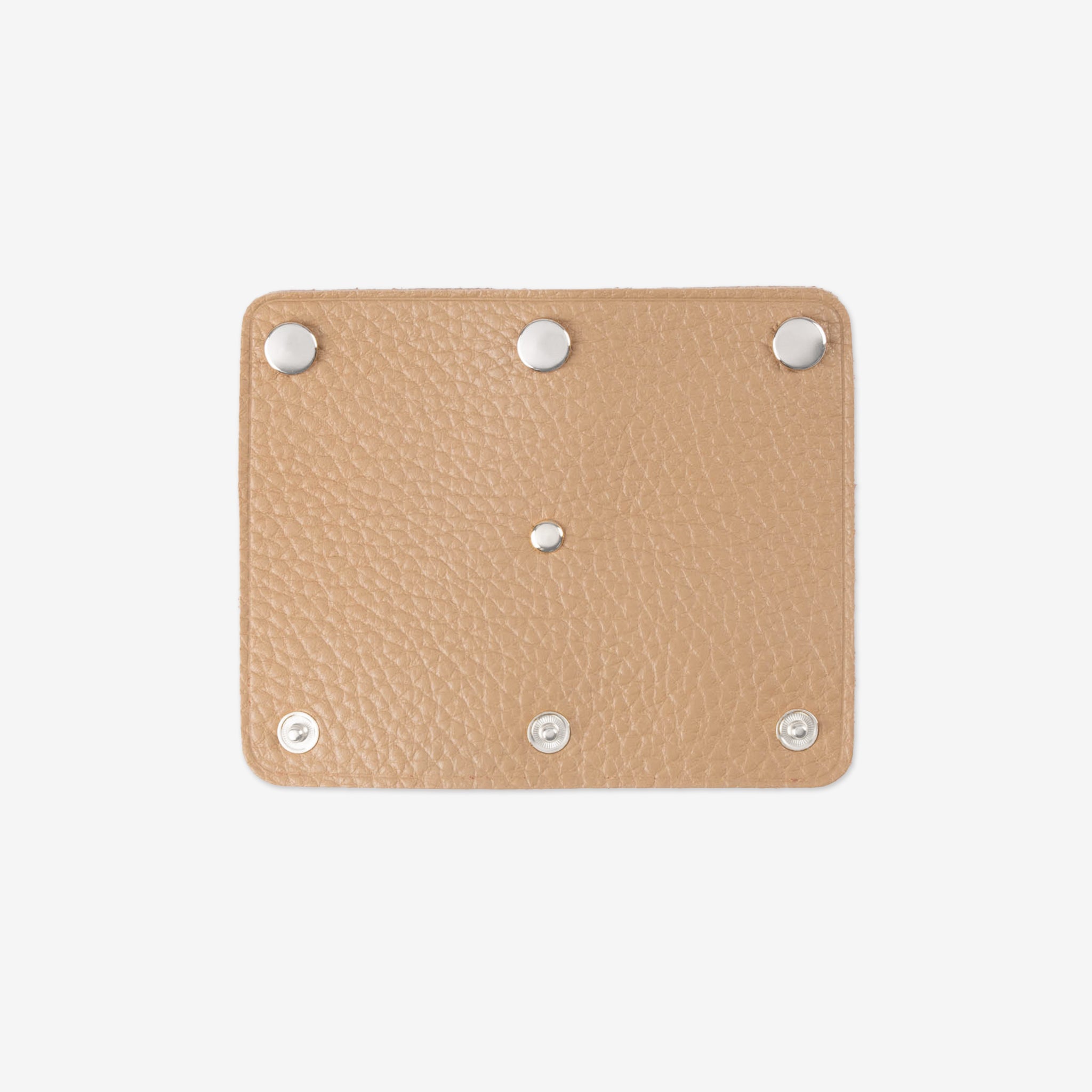 【本革】ハンドルカバー 取付機能付き シルバー 日本製