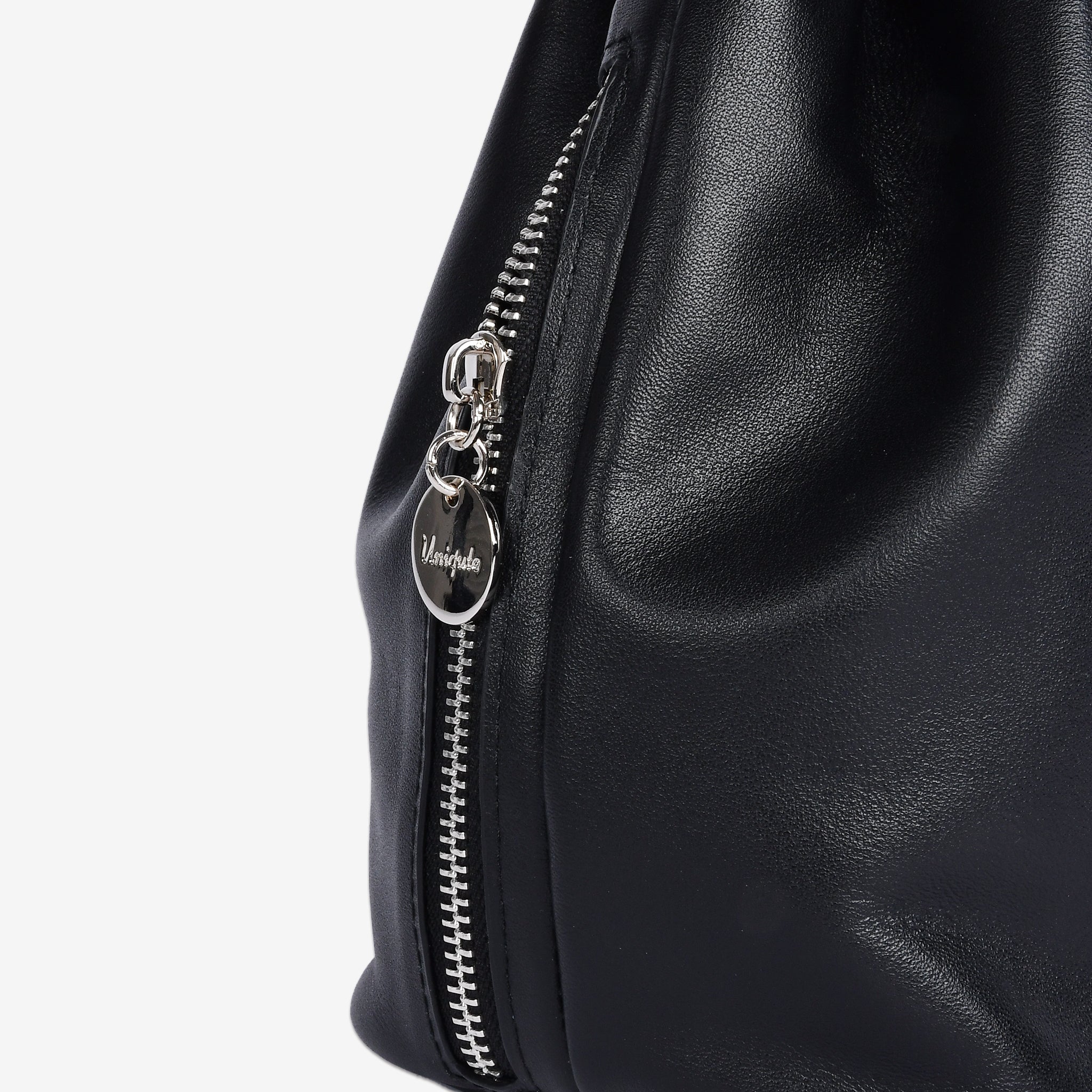 【スムースレザー】Drawstring Bag-巾着バッグ (S・M)