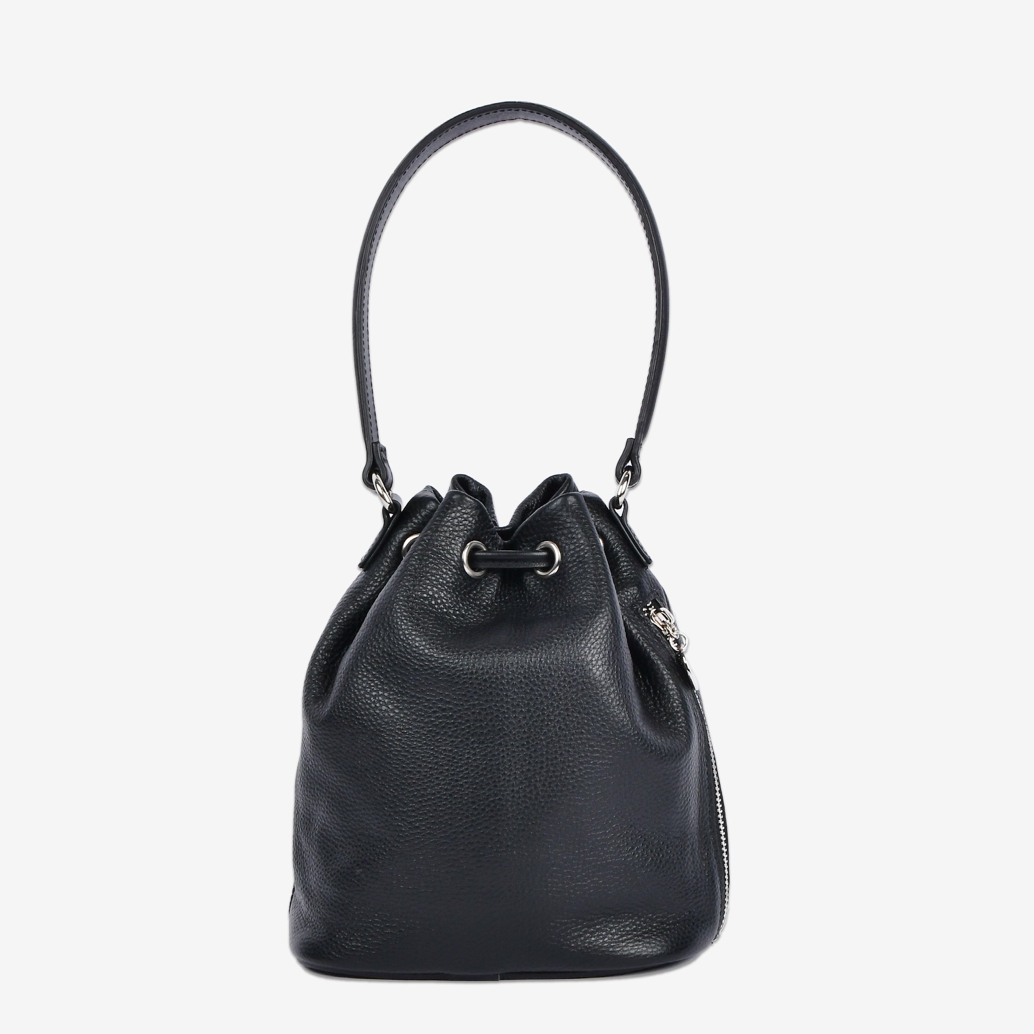 【シュリンクレザー】Drawstring Bag (S・M)