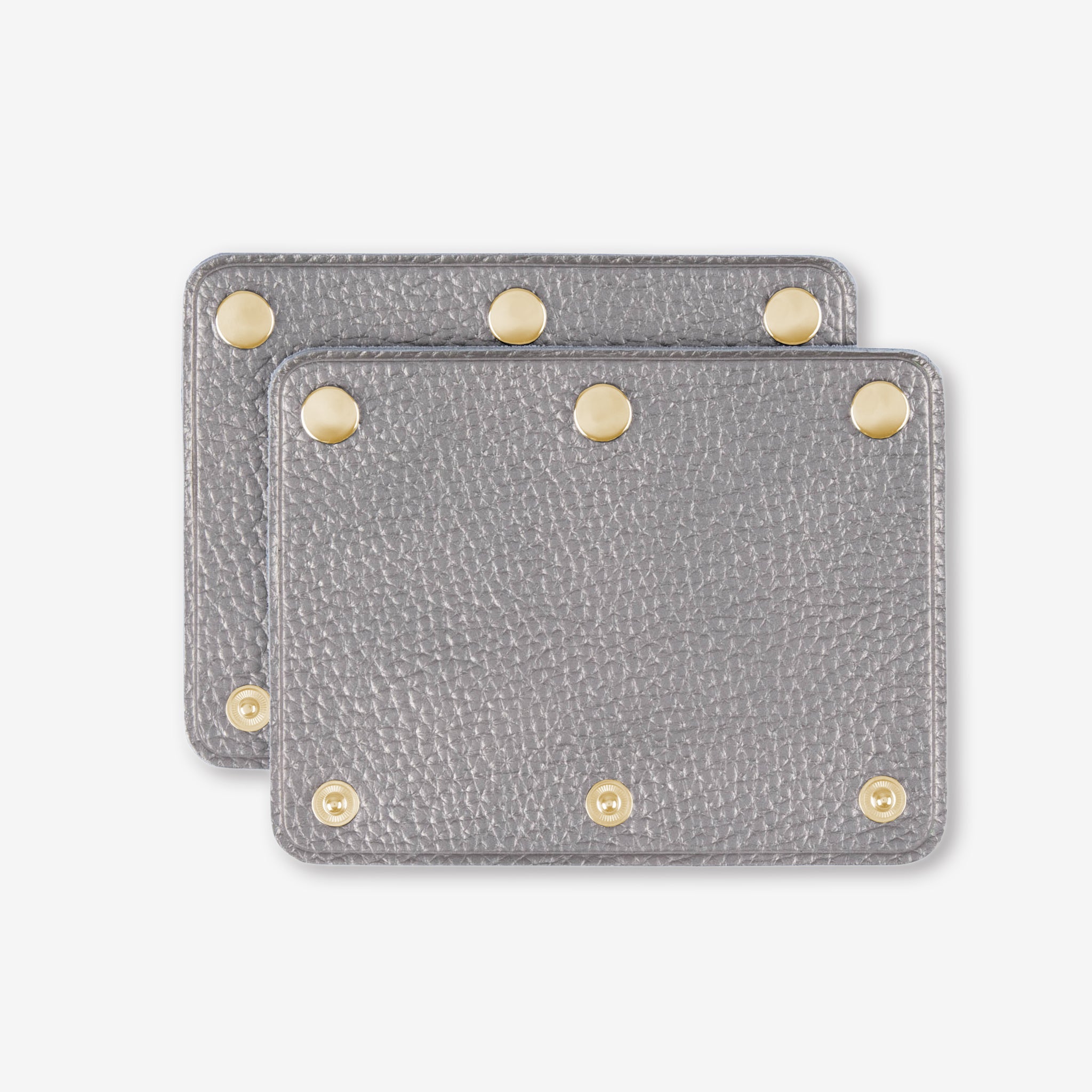 【本革】ハンドルカバー M 2枚セット ゴールド 日本製