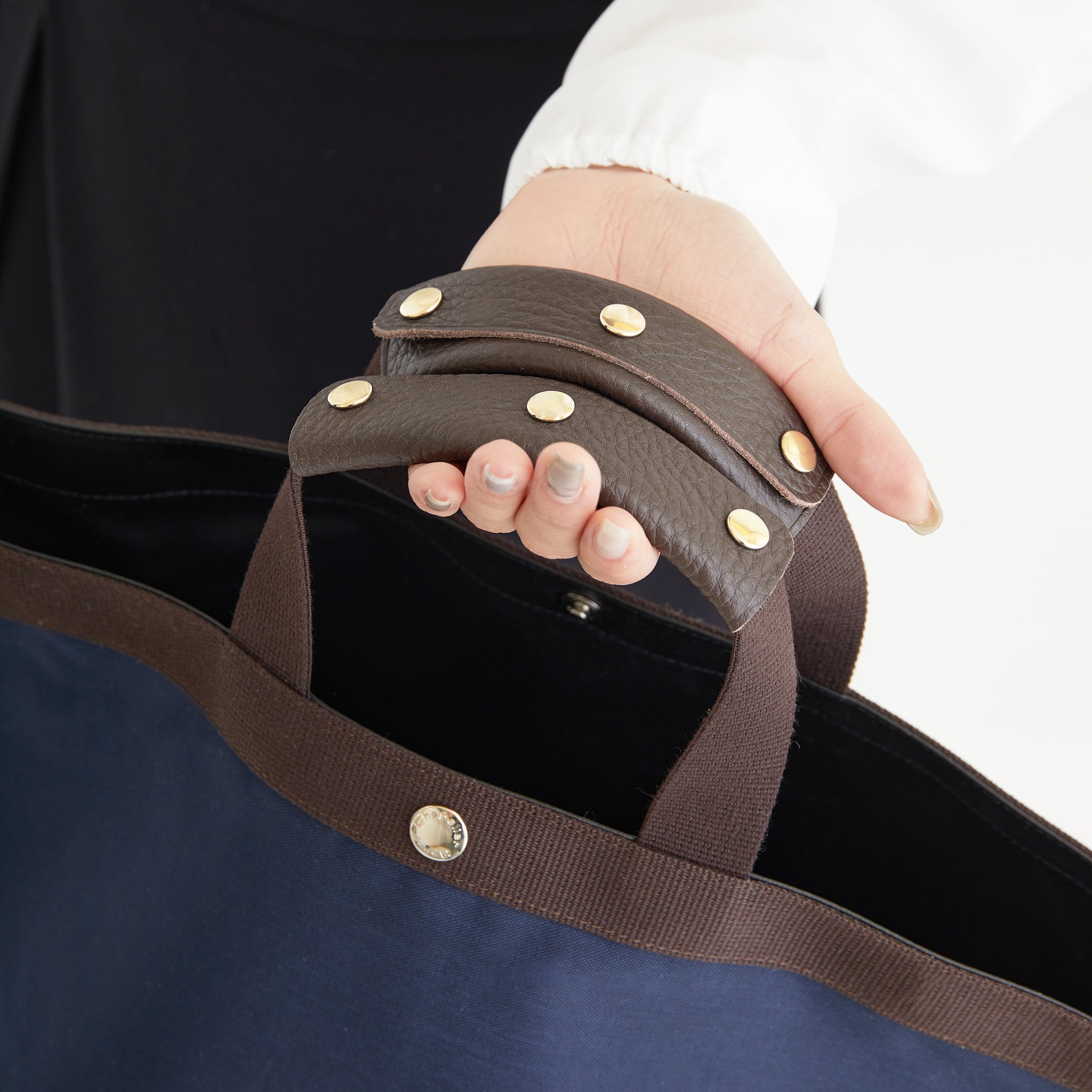 【本革】ハンドルカバー M 2枚セット ゴールド 日本製