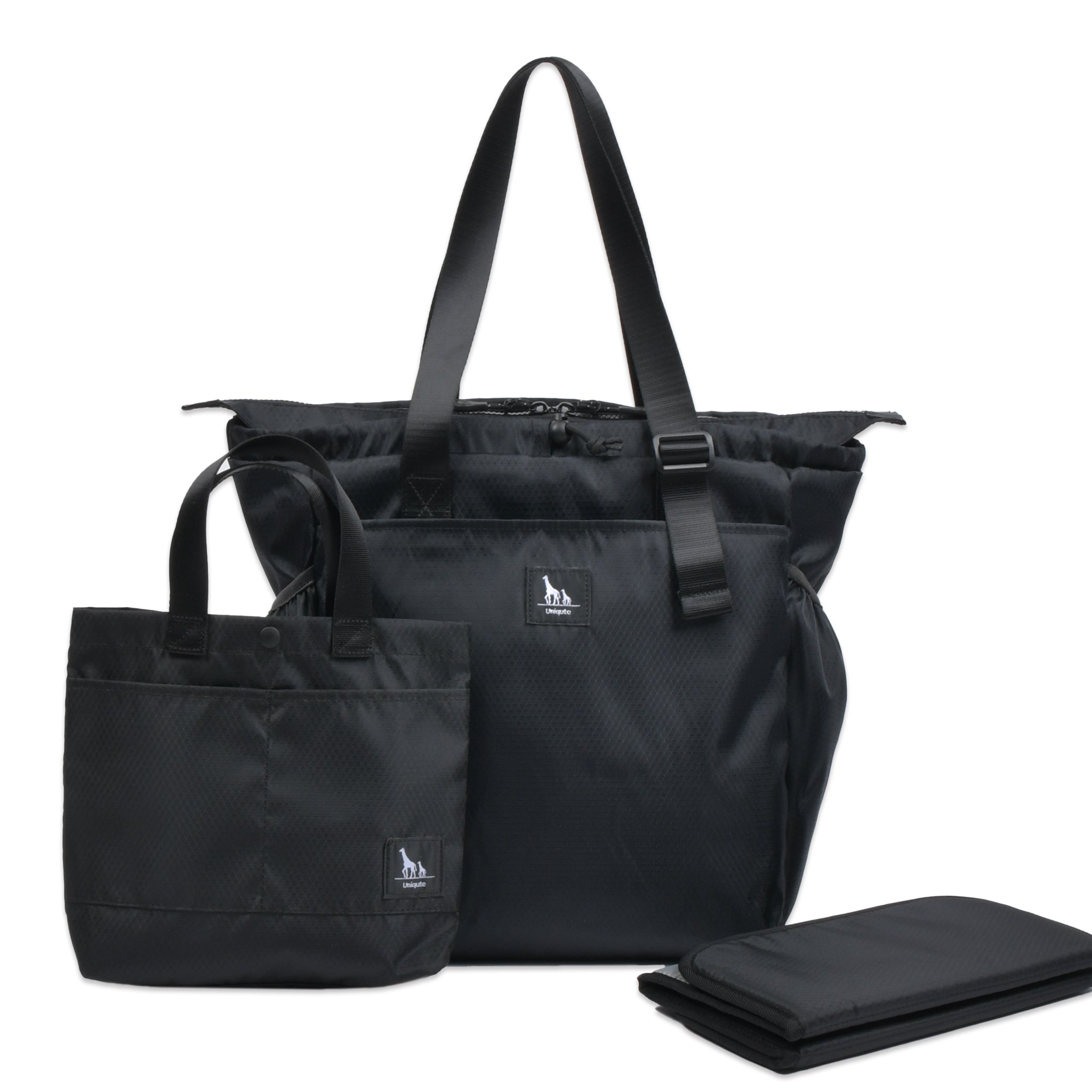 Highly functional 3-way mother's bag, 3-piece set