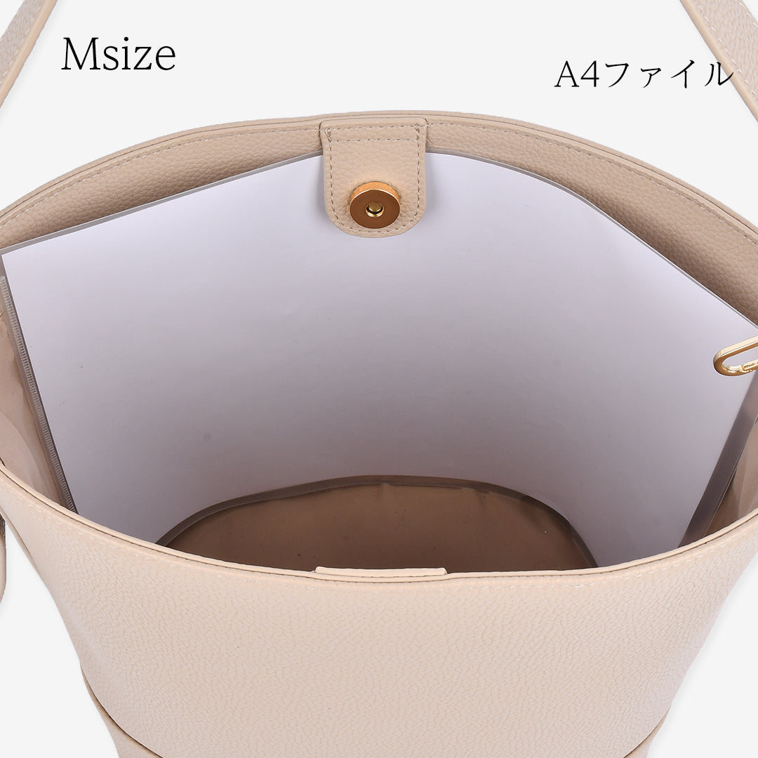 Bucket Bag - バケットバッグ アイボリー(S・M・L)