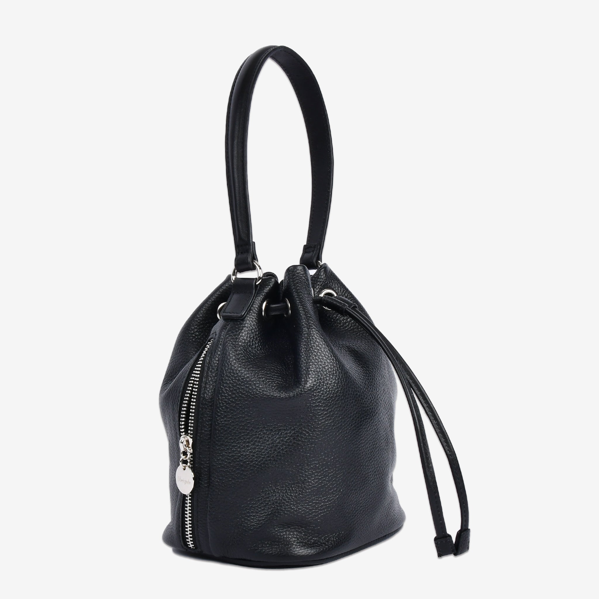 【シュリンクレザー】Drawstring Bag (S・M)