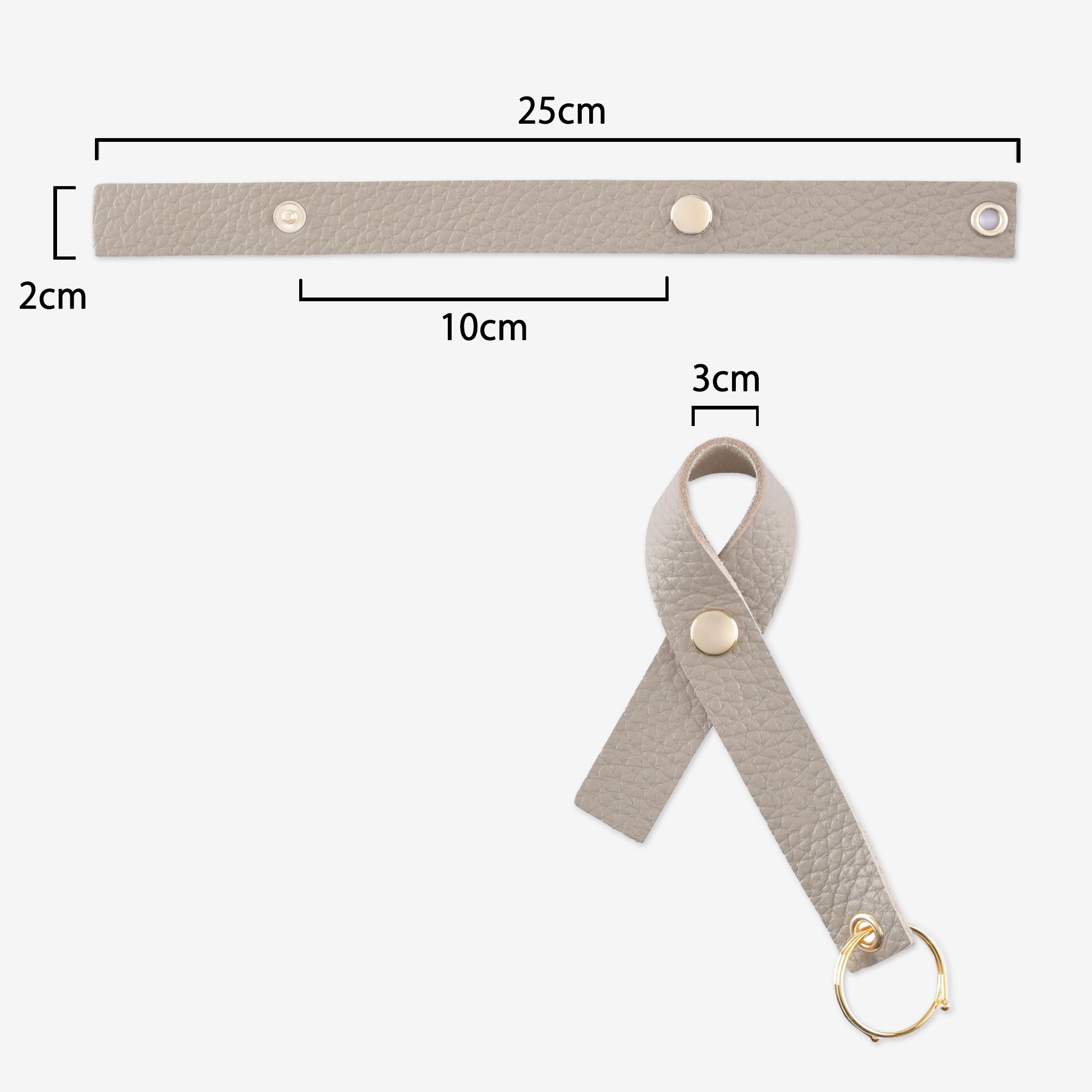 【本革】ネームチャーム ゴールド 日本製