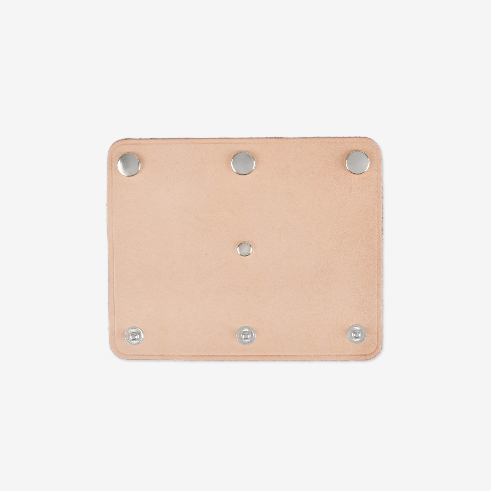 Genuine leather bag handle wrap cover with attachment function, tanned leather, silver metal fittings