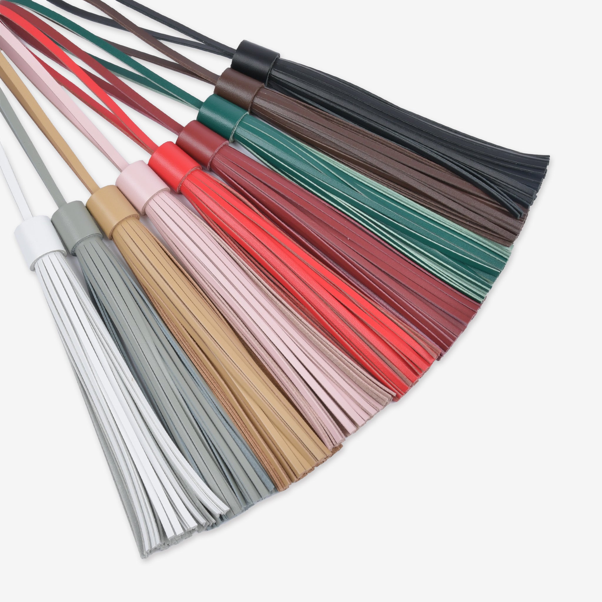 【本革】ロングタッセルチャーム 日本製