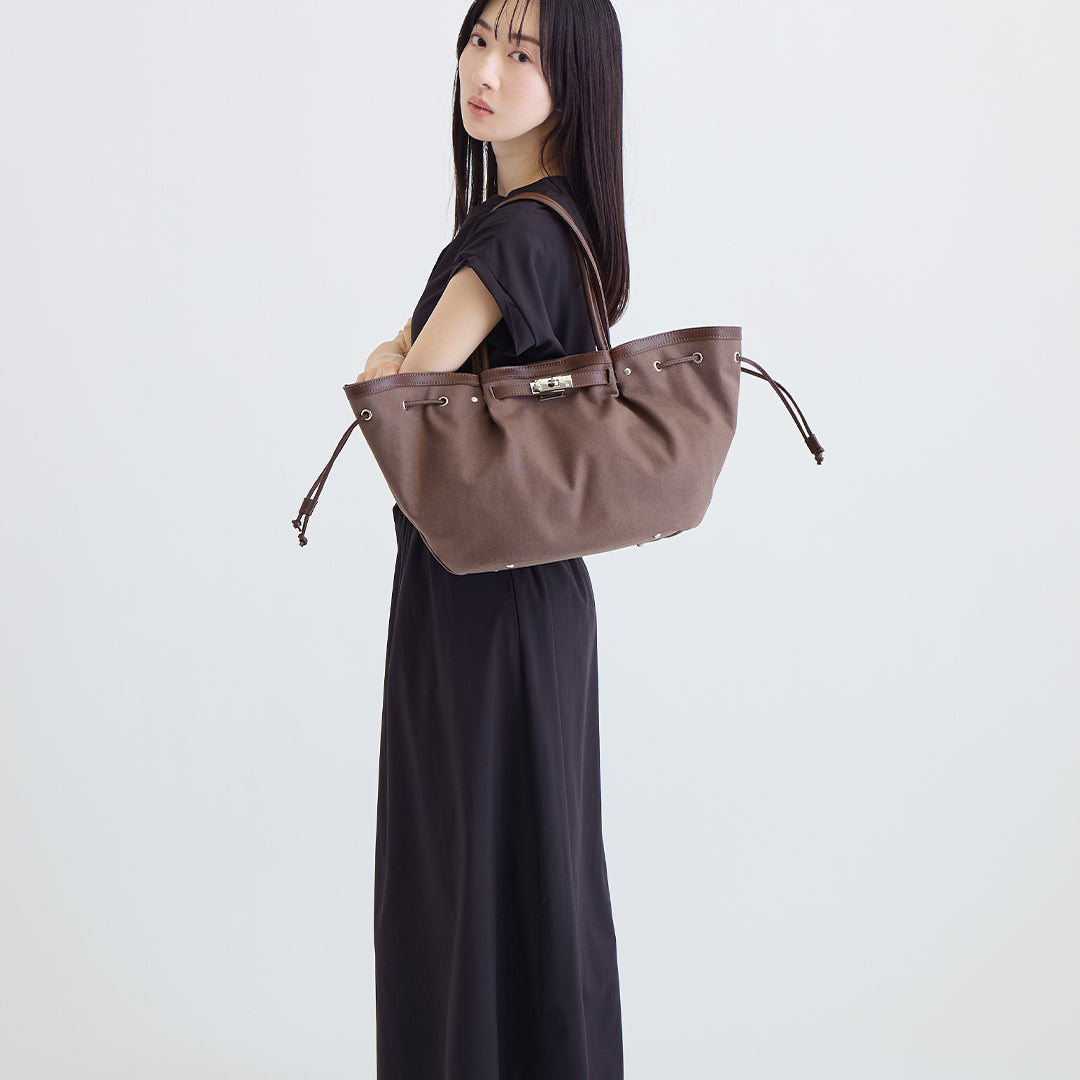 【本革×帆布】シェルバッグ- Shell Bag (Mサイズ)
