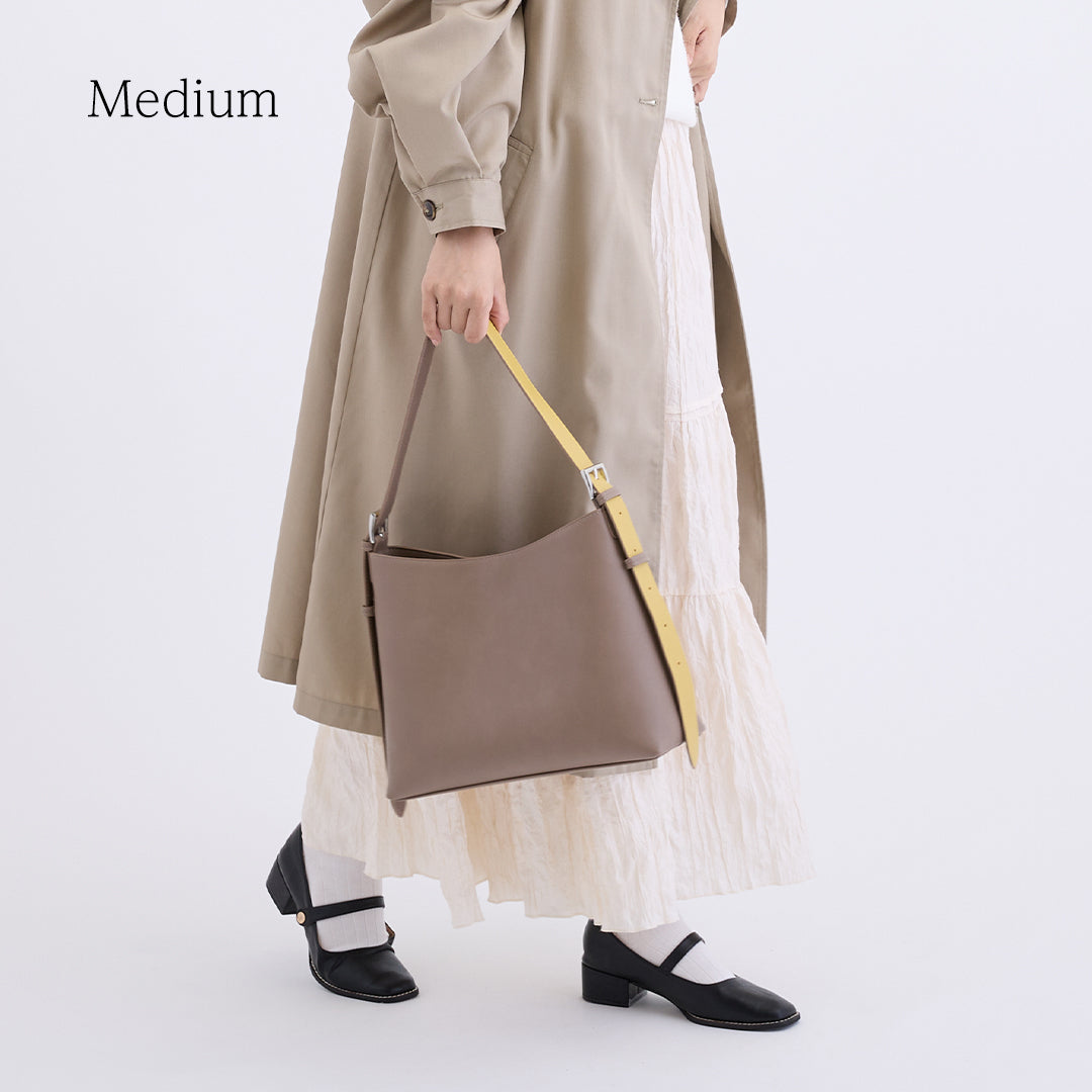 2way Bicolor Shoulder Bag - バイカラーショルダーバッグ (M・L)