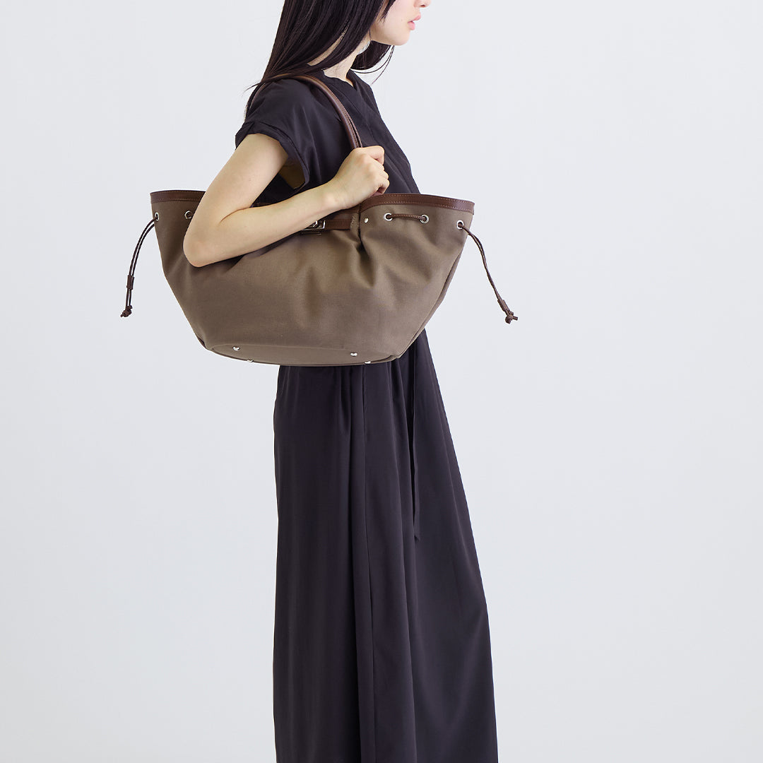 【本革×帆布】シェルバッグ- Shell Bag (Mサイズ)