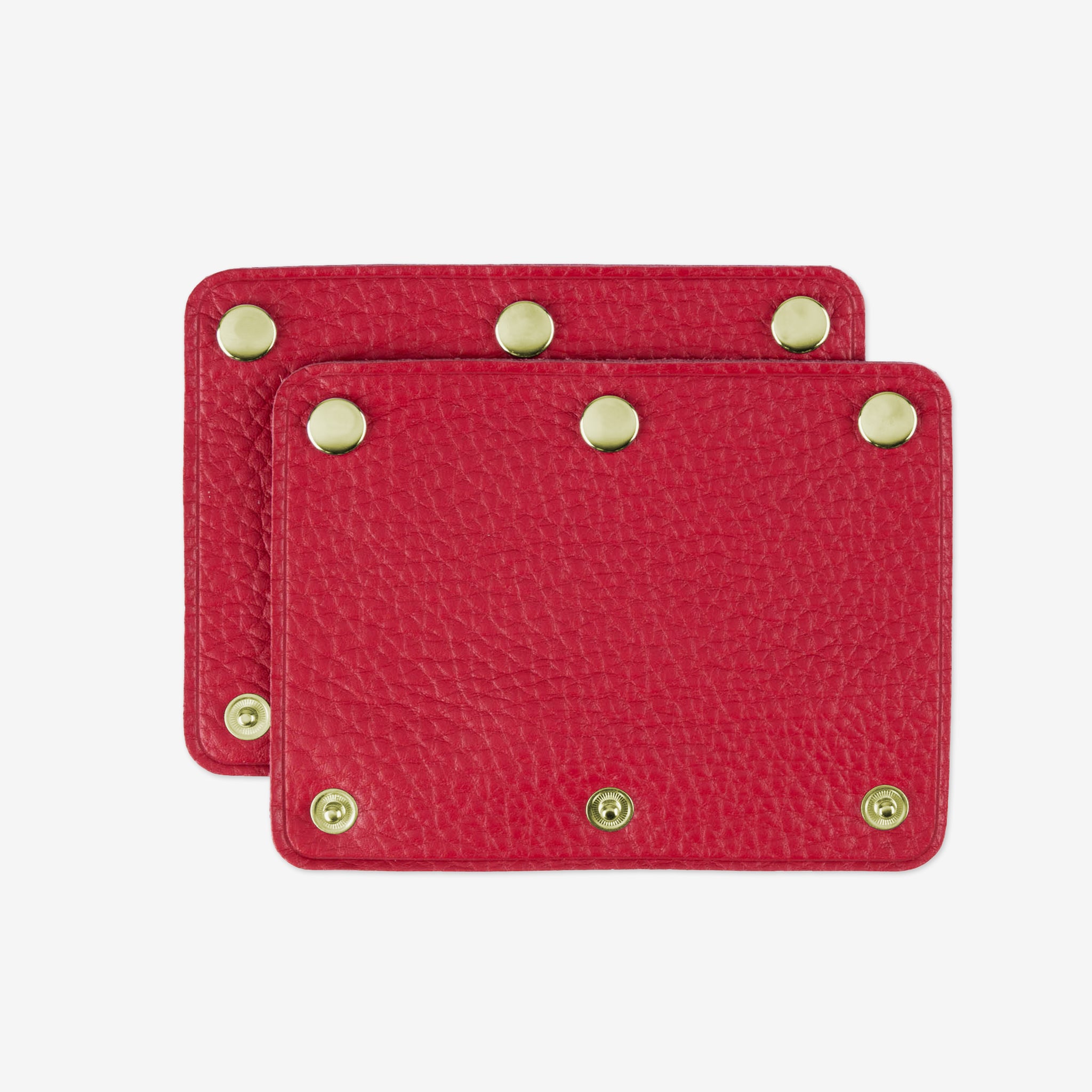 【本革】ハンドルカバー M 2枚セット ゴールド 日本製