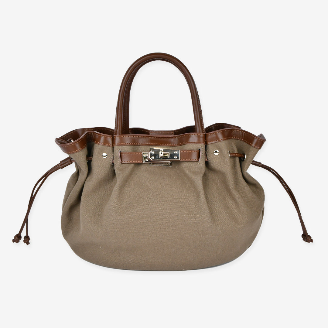 【本革×帆布】2way シェルバッグ- Shell Bag (Sサイズ)★5月7日順次発送