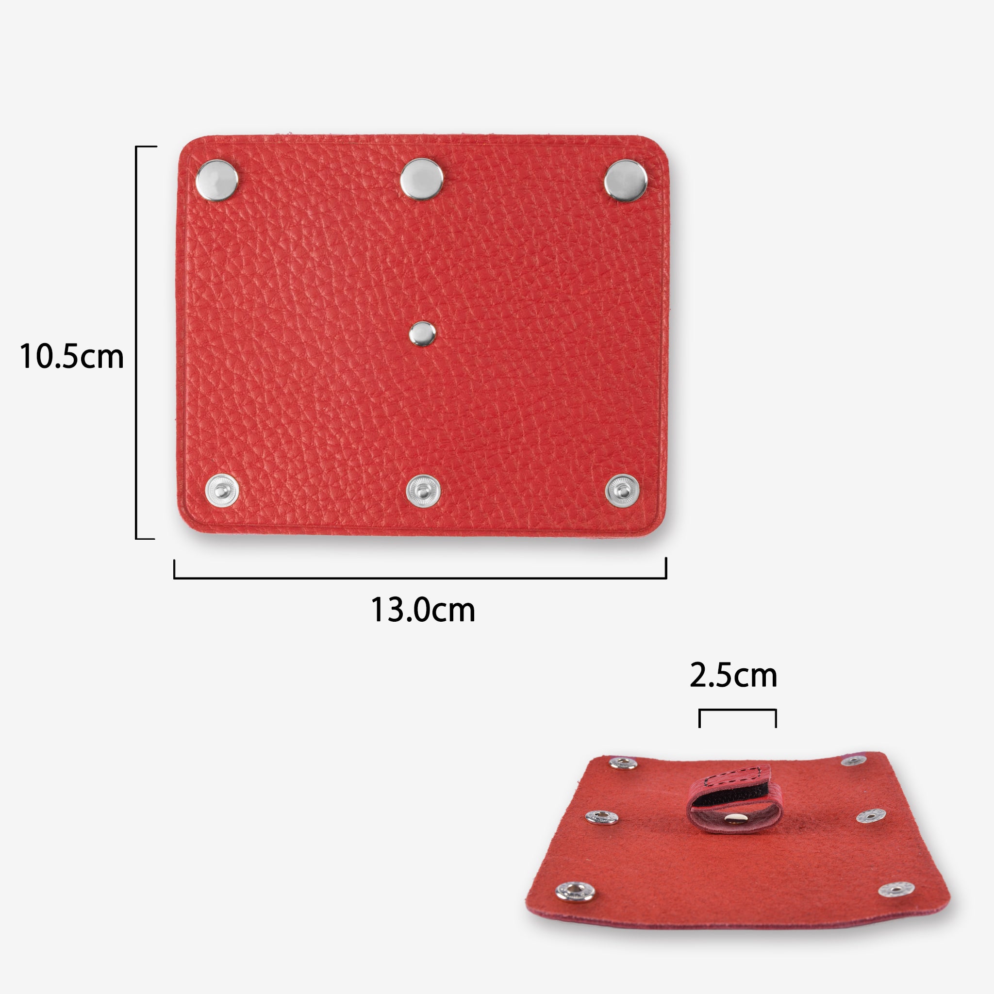 【本革】ハンドルカバー 取付機能付き シルバー 日本製
