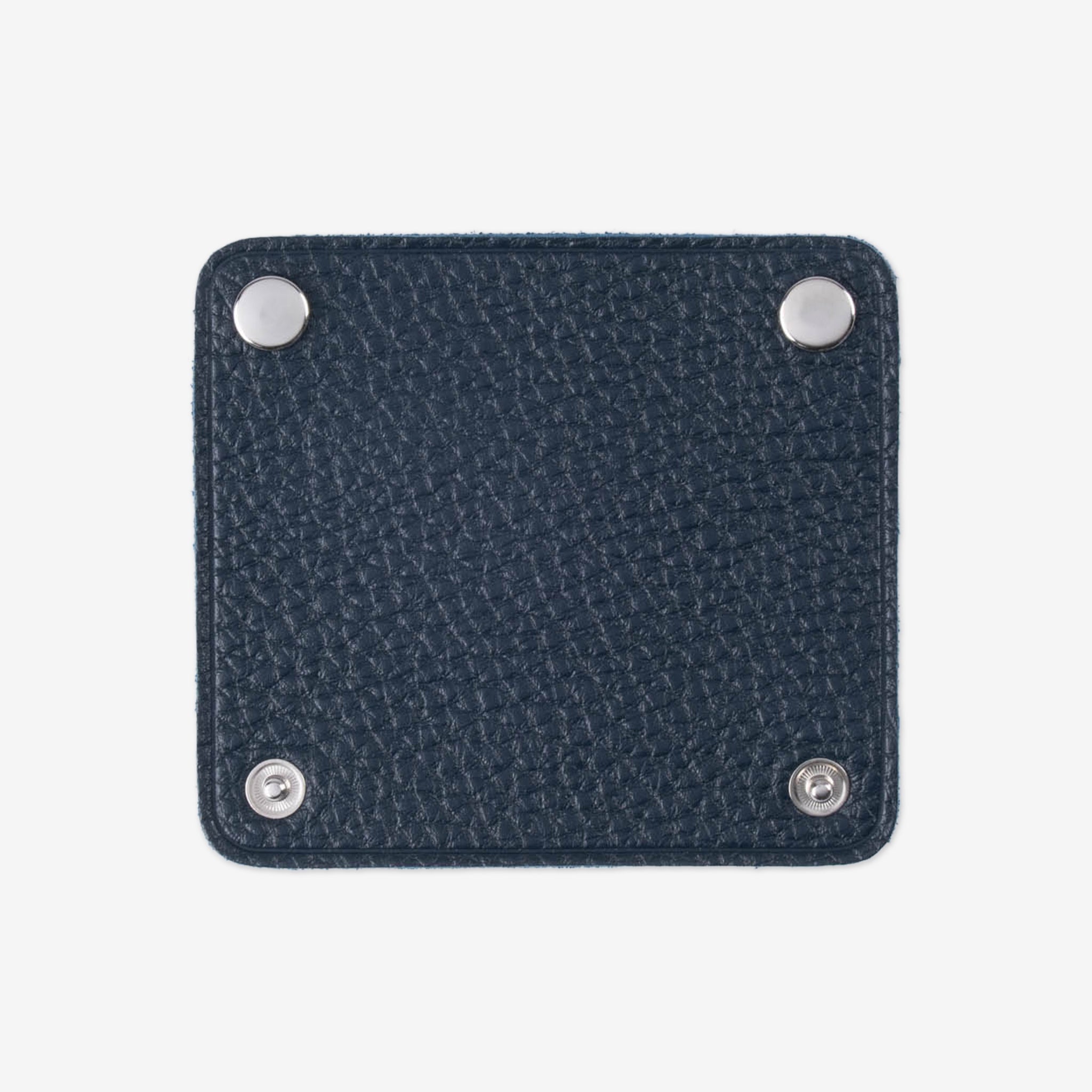 【本革】ハンドルカバー S 2枚セット シルバー 日本製