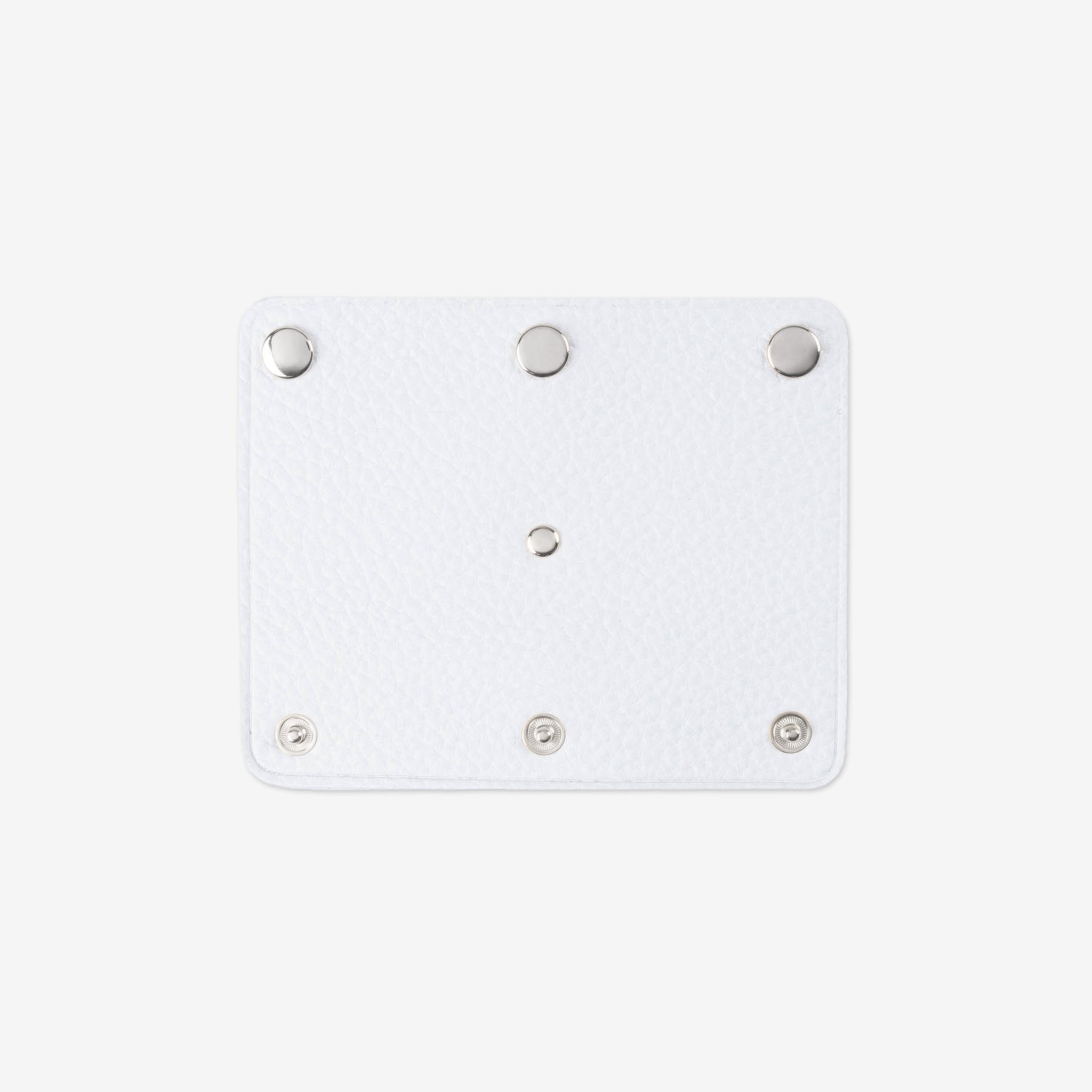 【本革】ハンドルカバー 取付機能付き シルバー 日本製