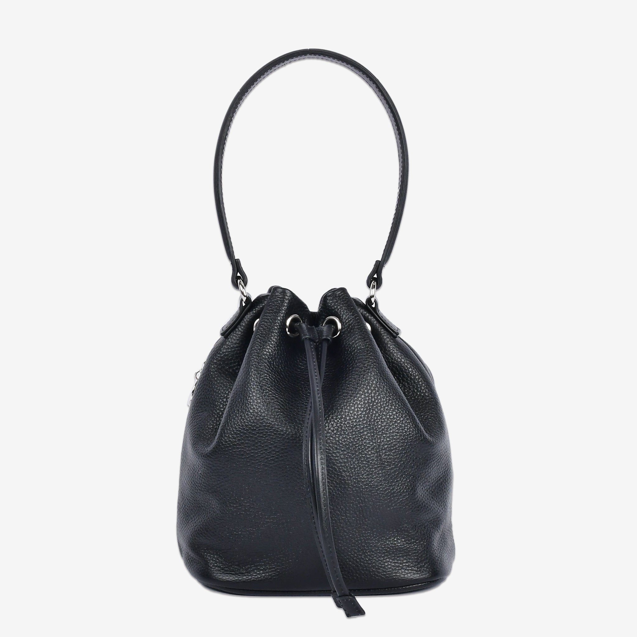 【シュリンクレザー】Drawstring Bag (S・M)