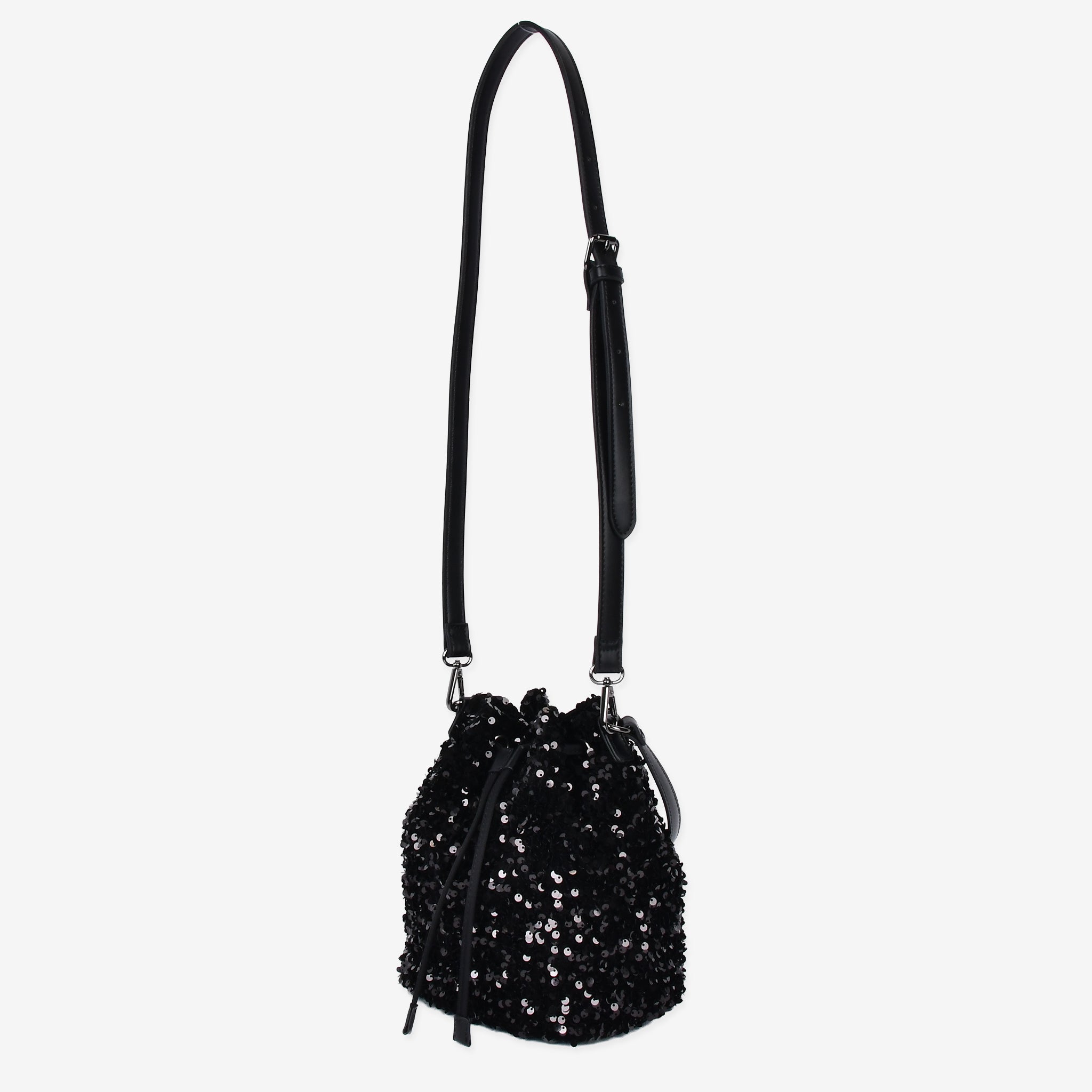 【スパンコール】Drawstring Bag-巾着バッグ (S・M)