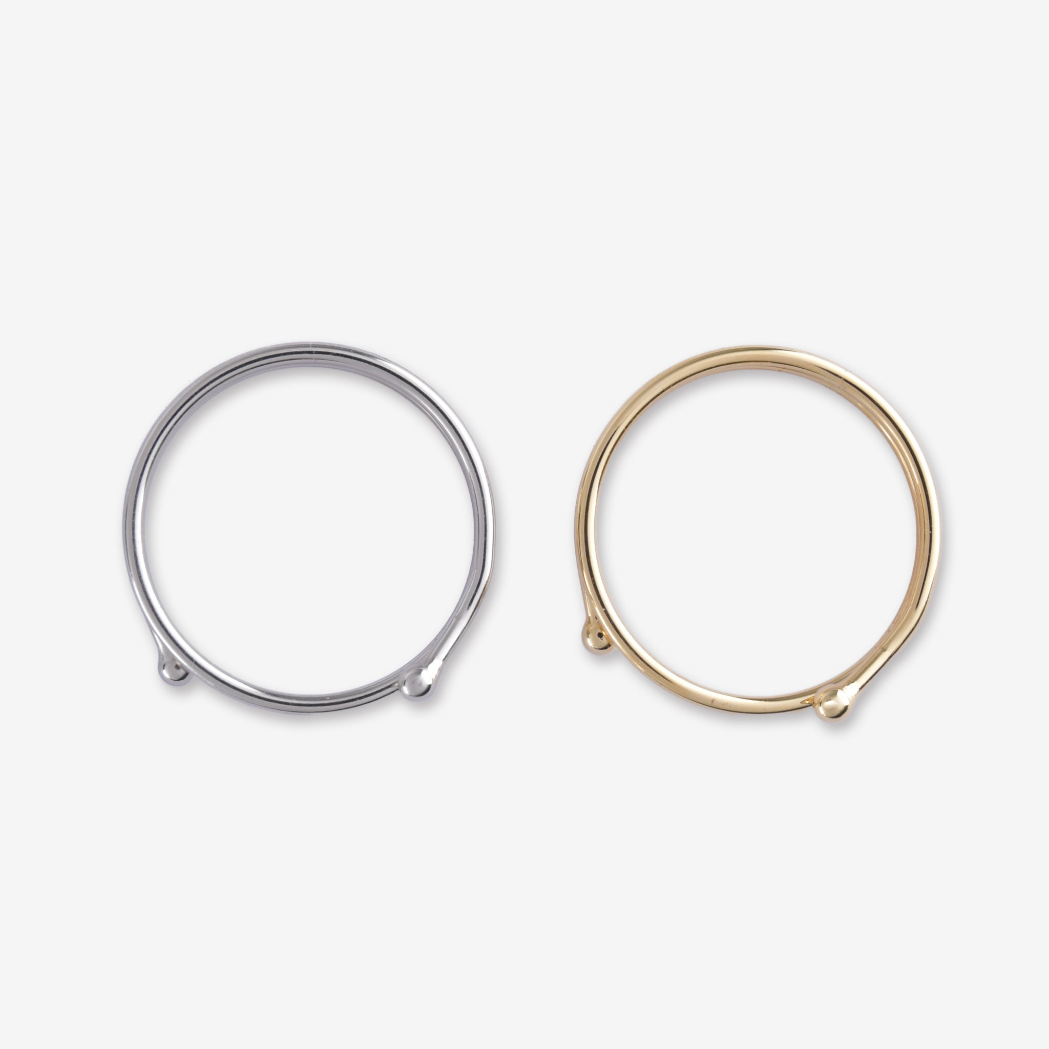 【本革】ネームチャーム ゴールド 日本製