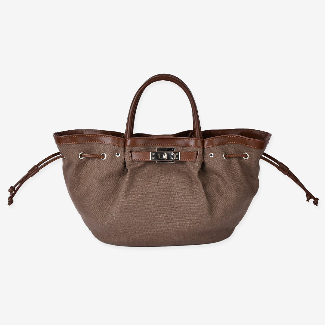 【本革×帆布】2way シェルバッグ- Shell Bag (Sサイズ)★5月7日順次発送