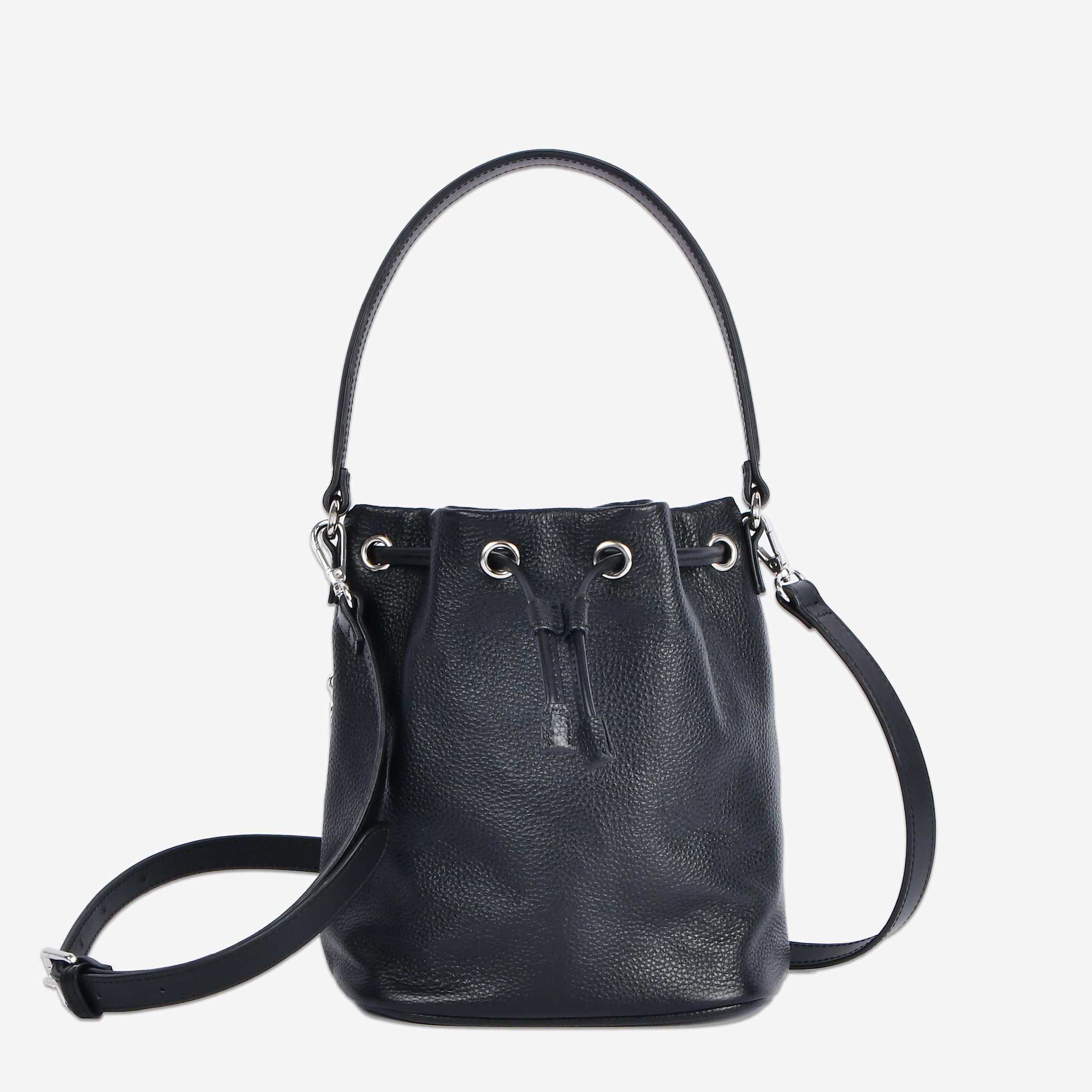 【シュリンクレザー】Drawstring Bag (S・M)