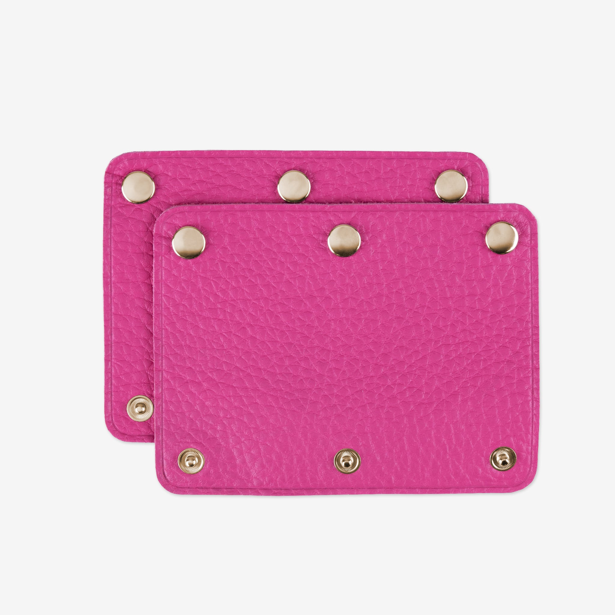 【本革】ハンドルカバー M 2枚セット ゴールド 日本製