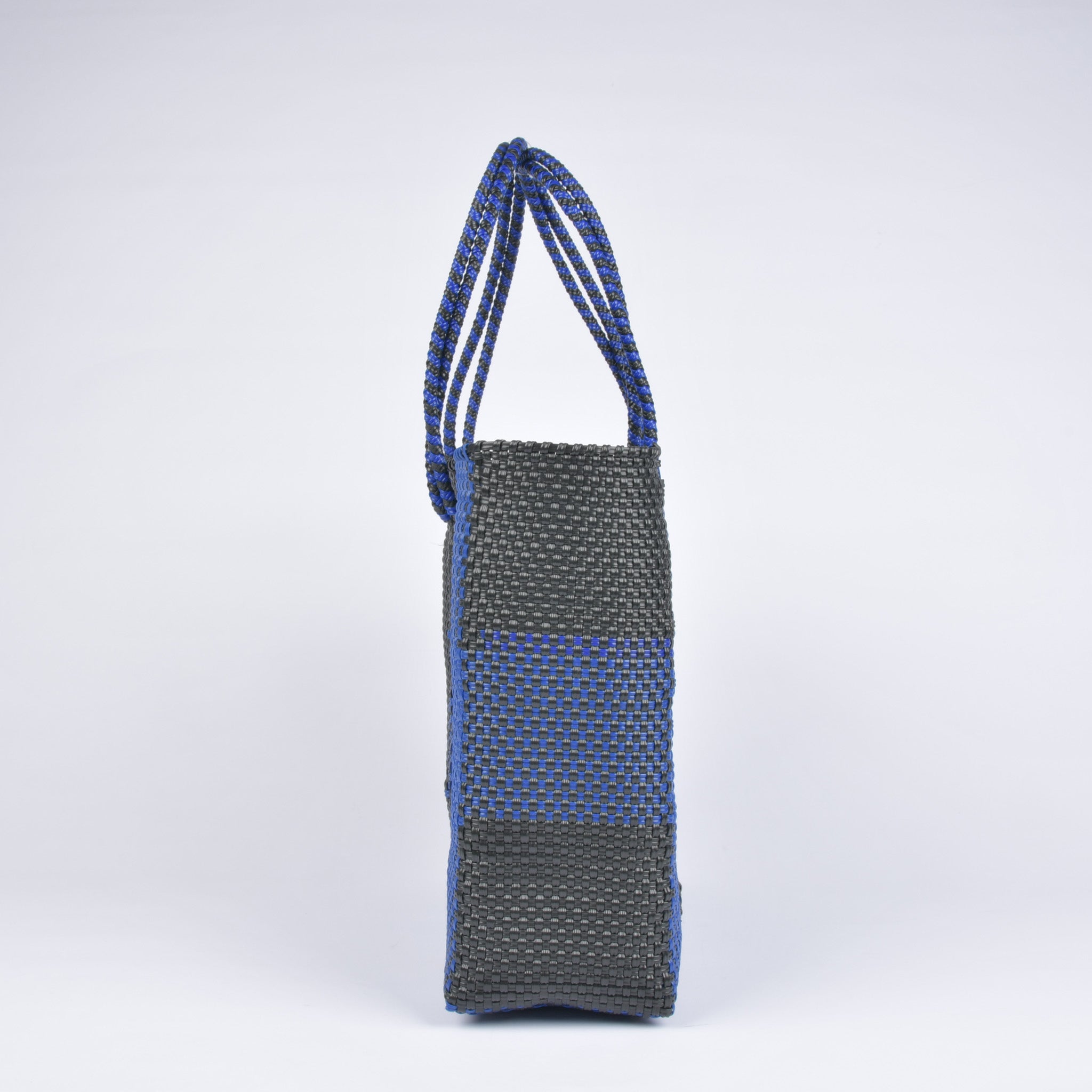 Mercado Bag L Size Check Black x Navy RB0022