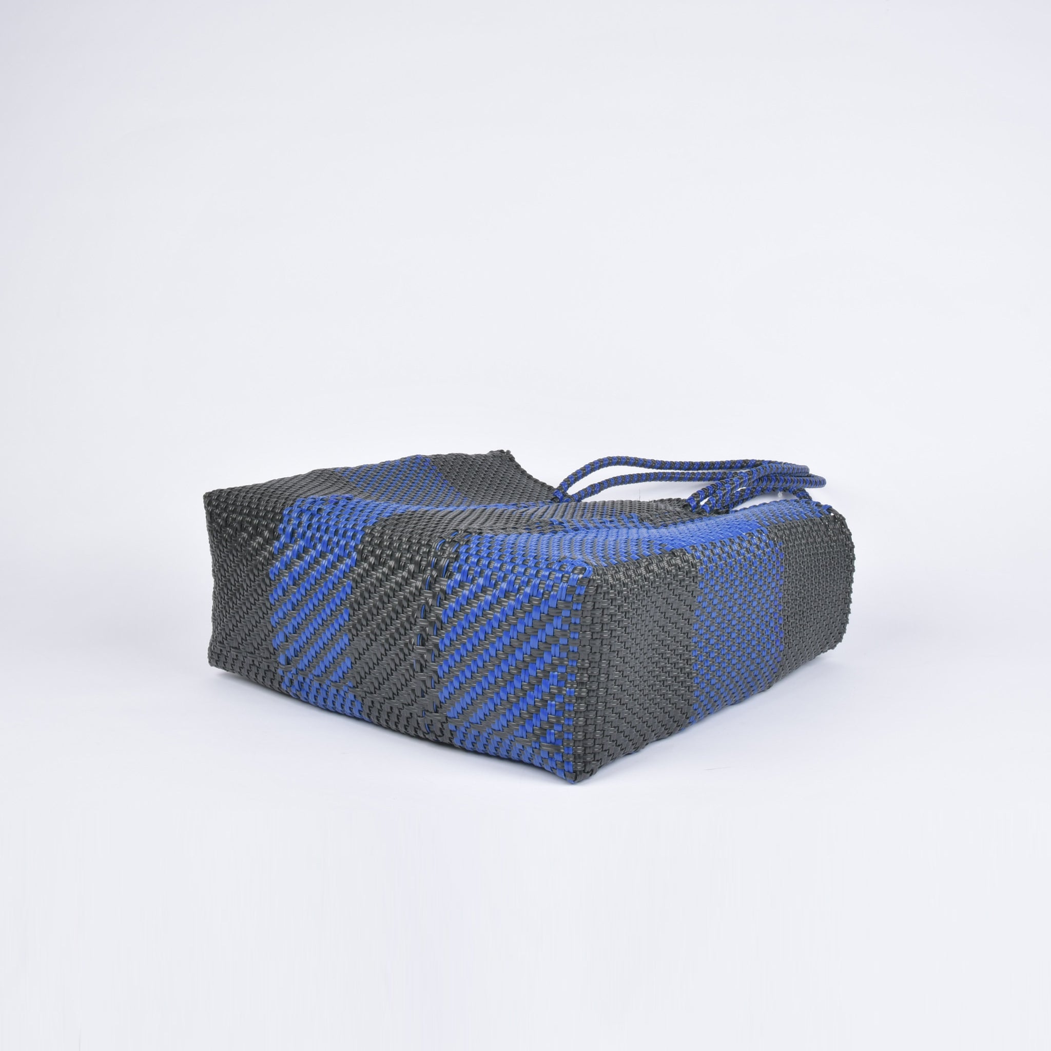 Mercado Bag L Size Check Black x Navy RB0022