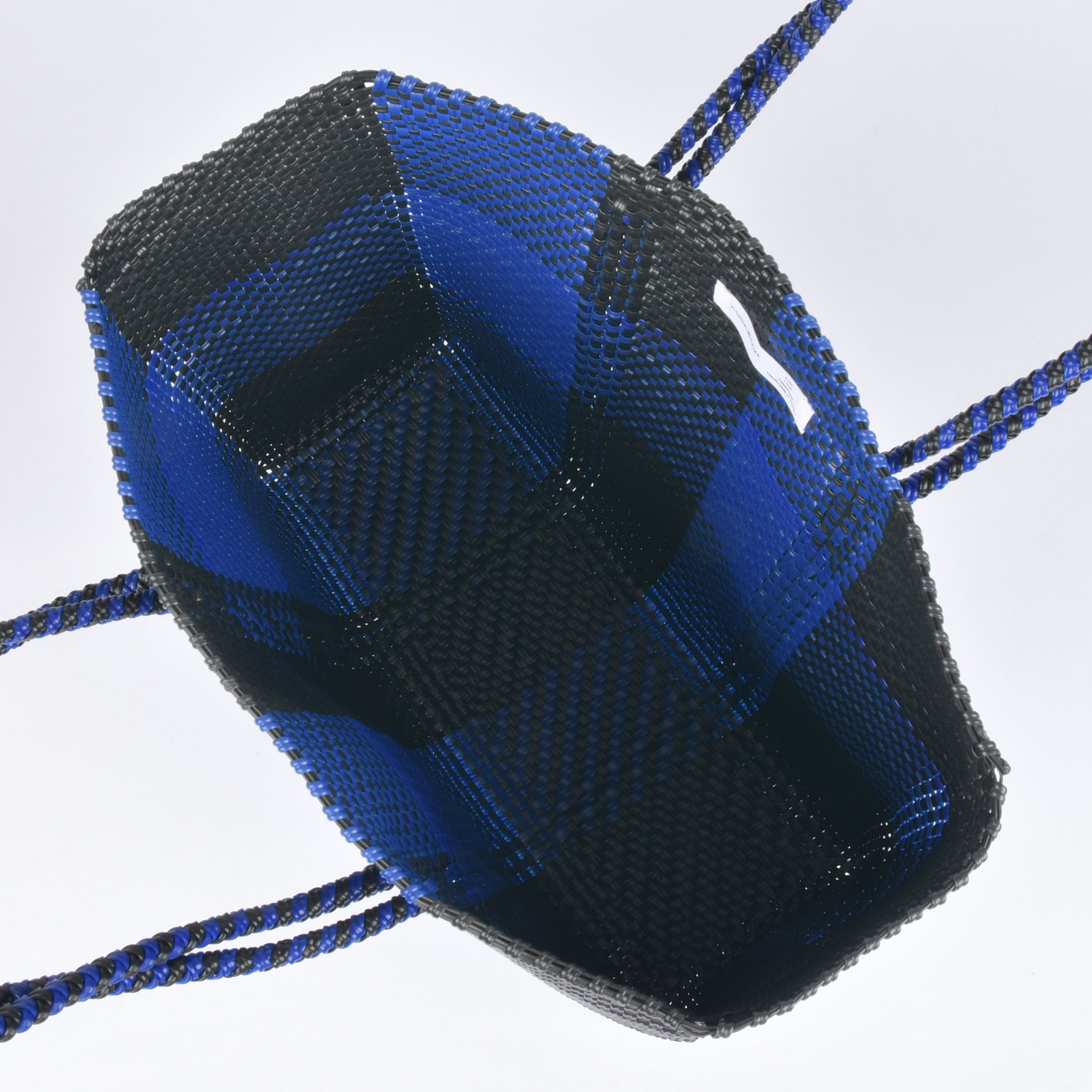 Mercado Bag L Size Check Black x Navy RB0022