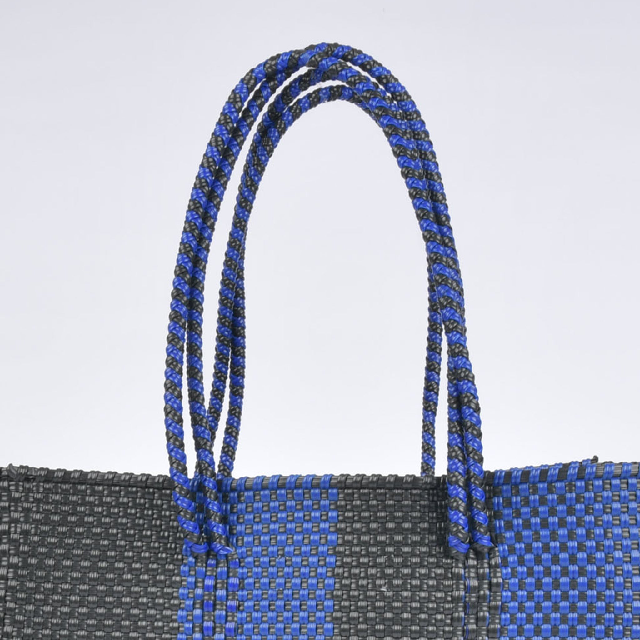 Mercado Bag L Size Check Black x Navy RB0022