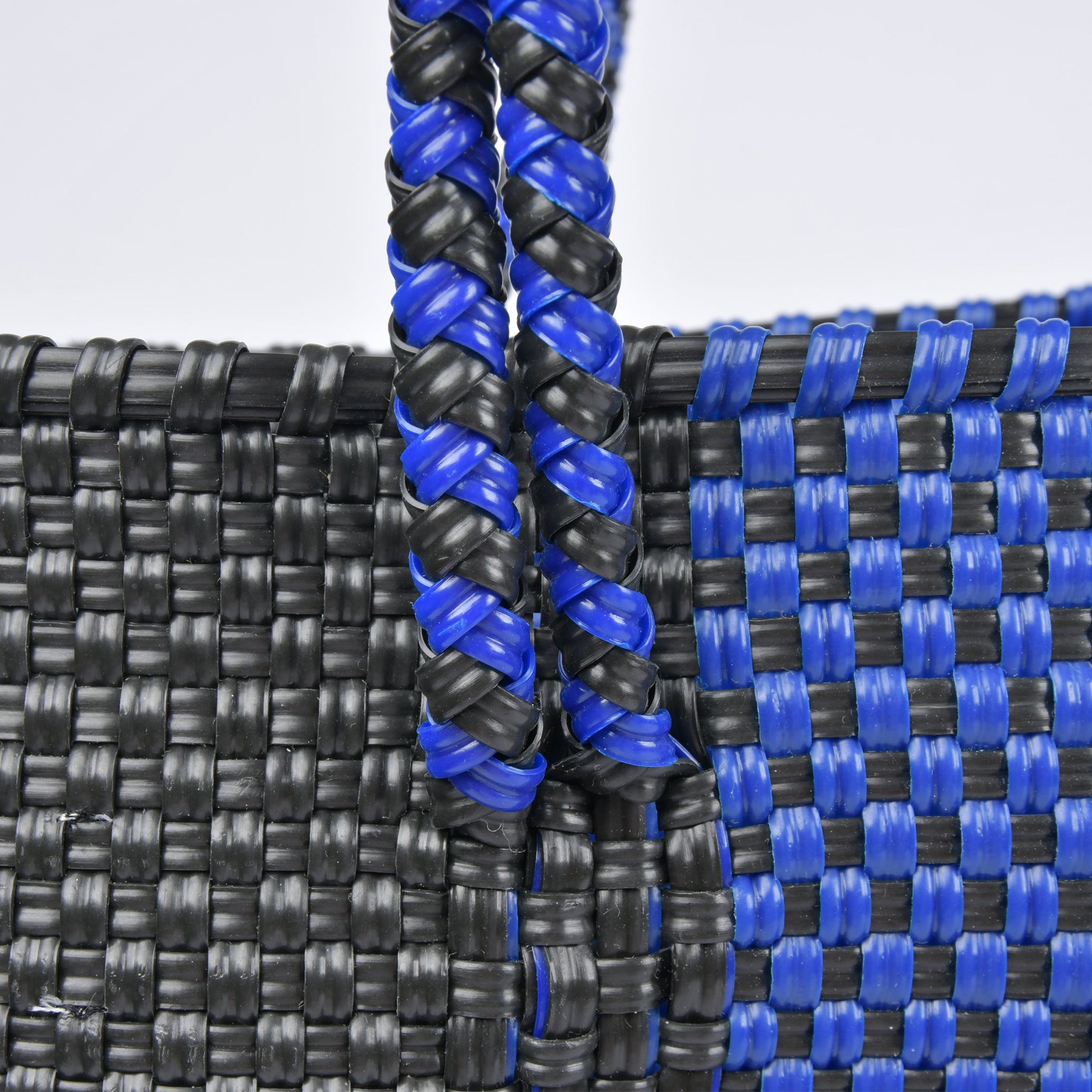 Mercado Bag L Size Check Black x Navy RB0022