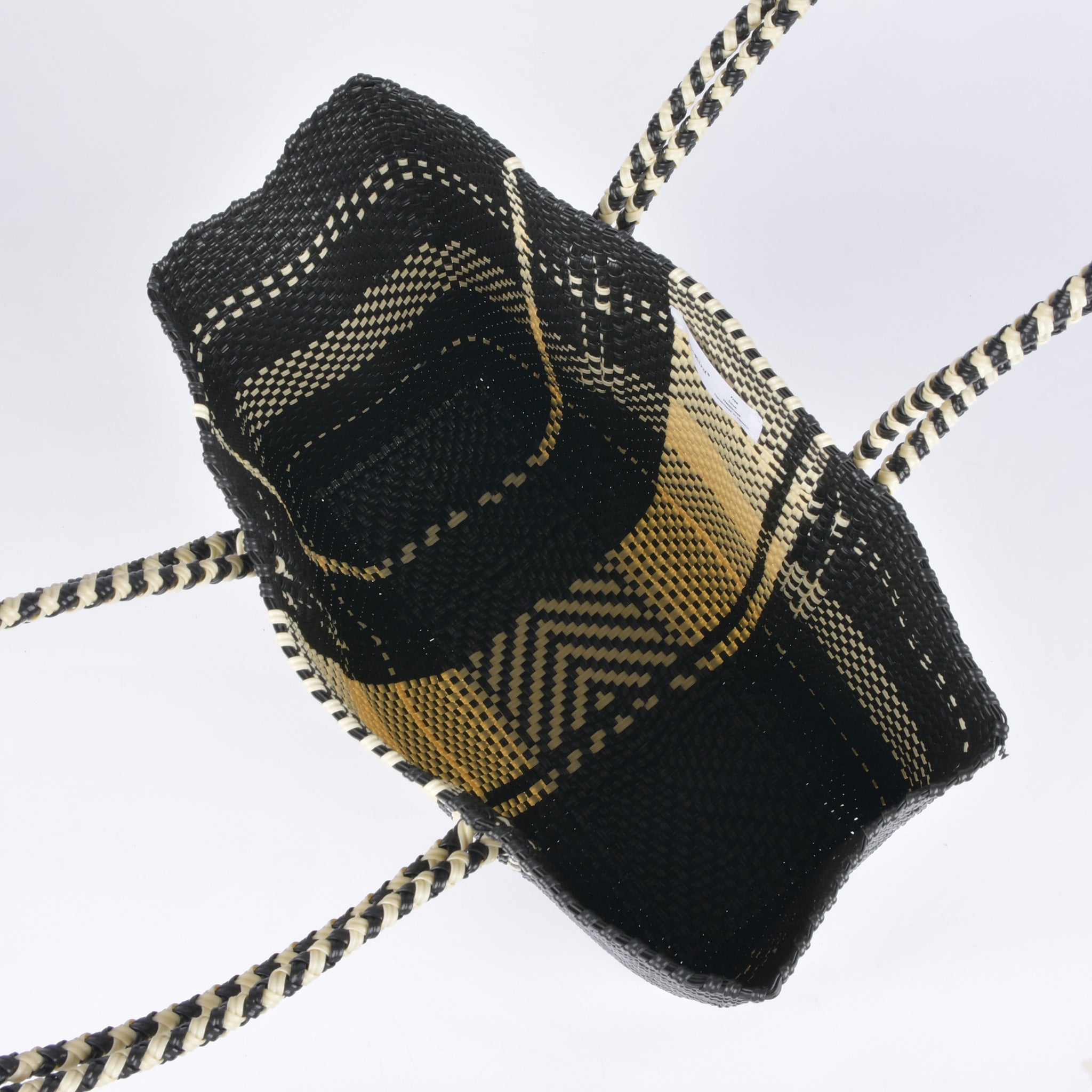 Mercado Bag, Large, Tartan Check, Black x Cream, RB0024