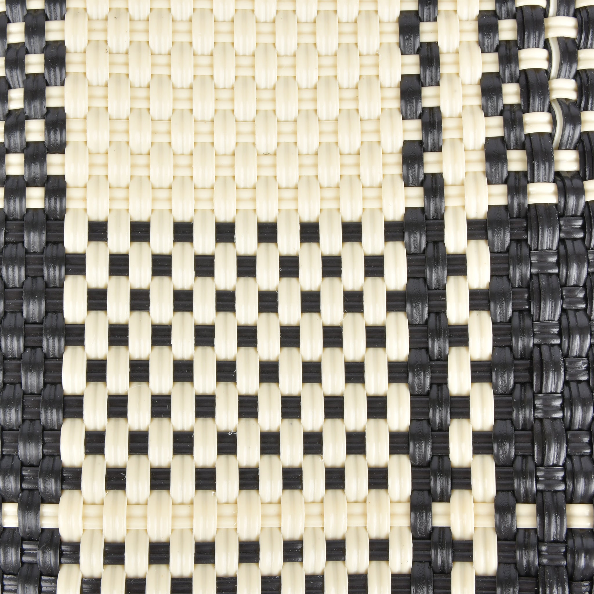 Mercado Bag, Large, Tartan Check, Black x Cream, RB0024