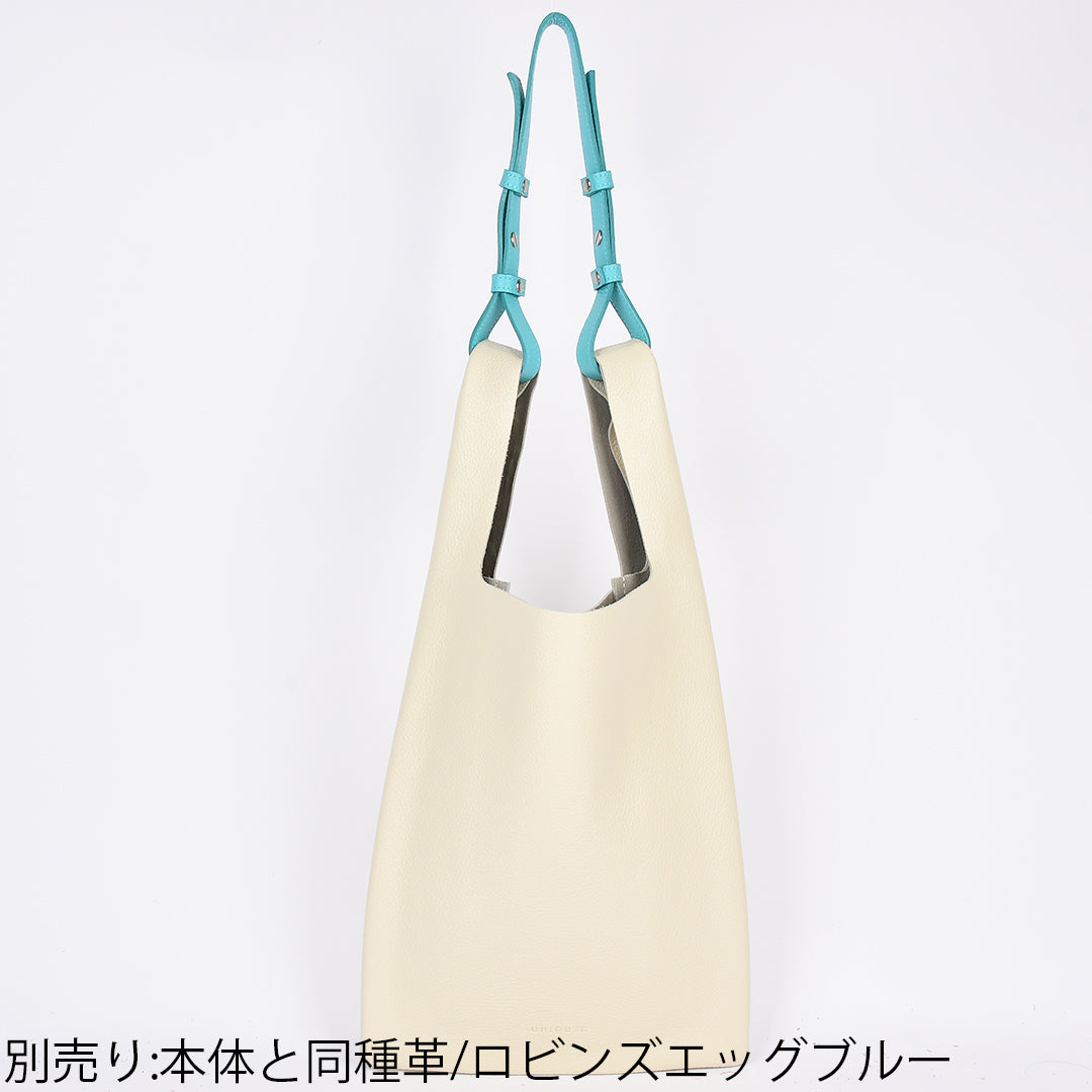 【イタリアンレザー】本革マルシェバッグ-日本製 アイボリー