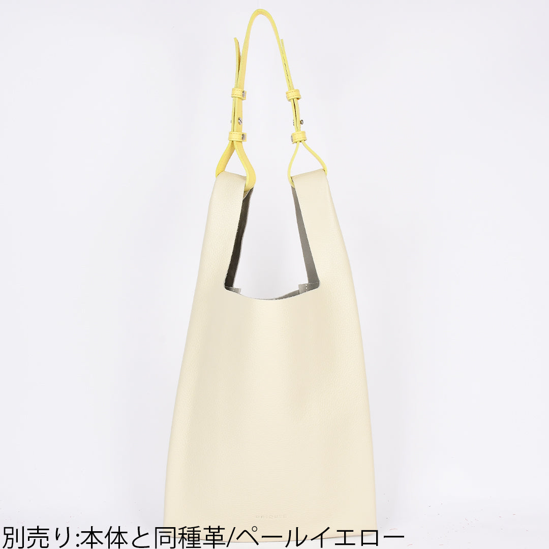 【イタリアンレザー】本革マルシェバッグ-日本製 アイボリー