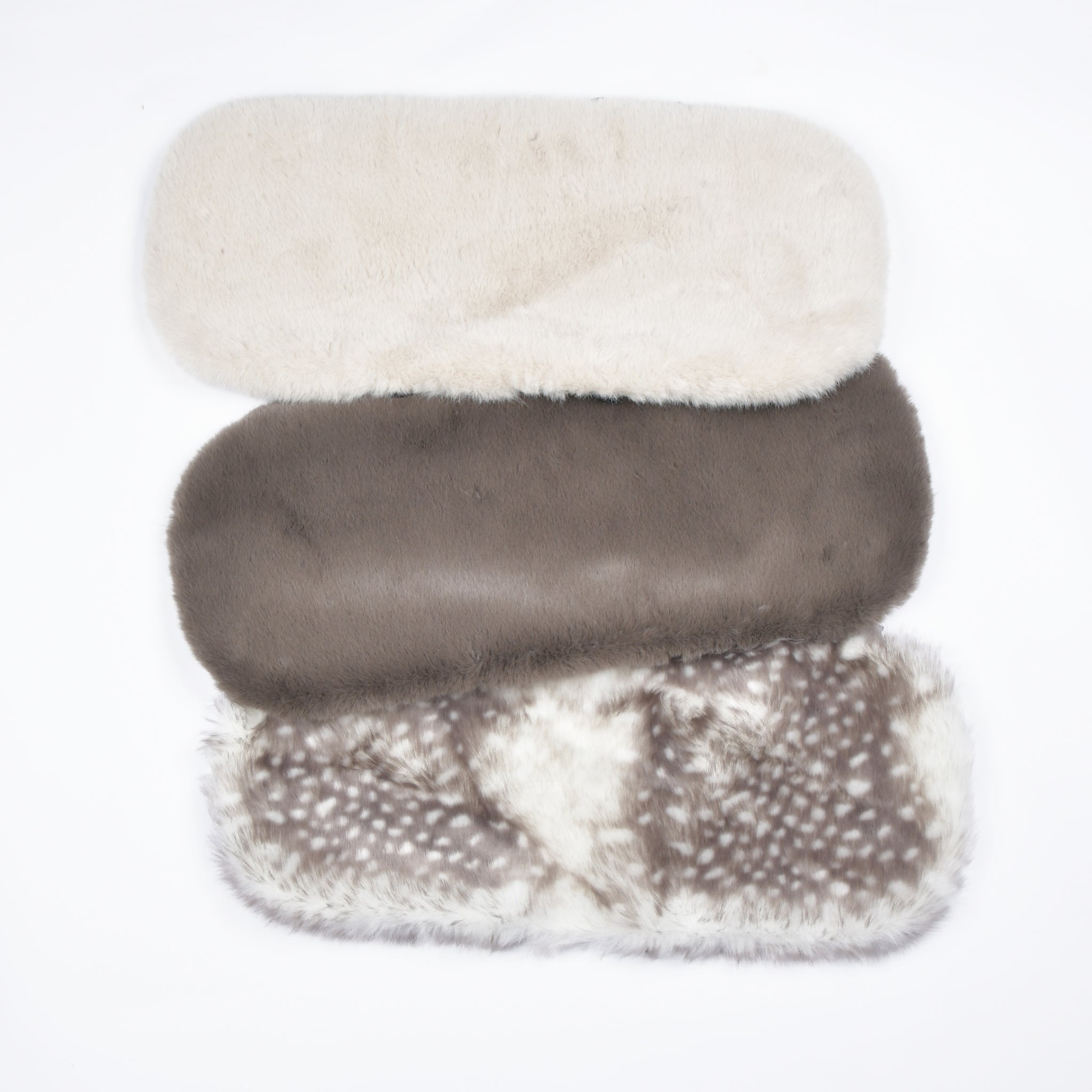 Eco fur bag cover with fur lid