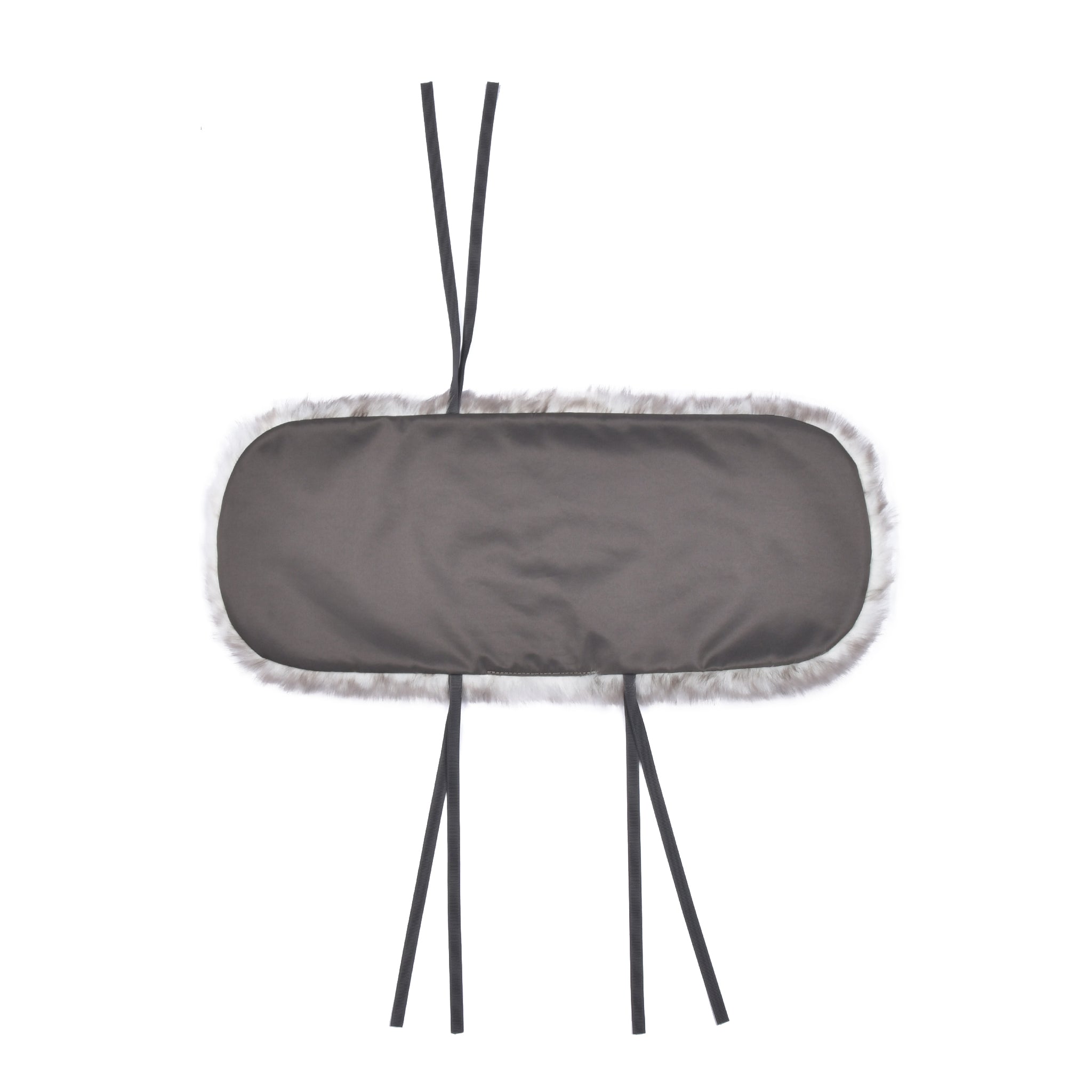 Eco fur bag cover with fur lid