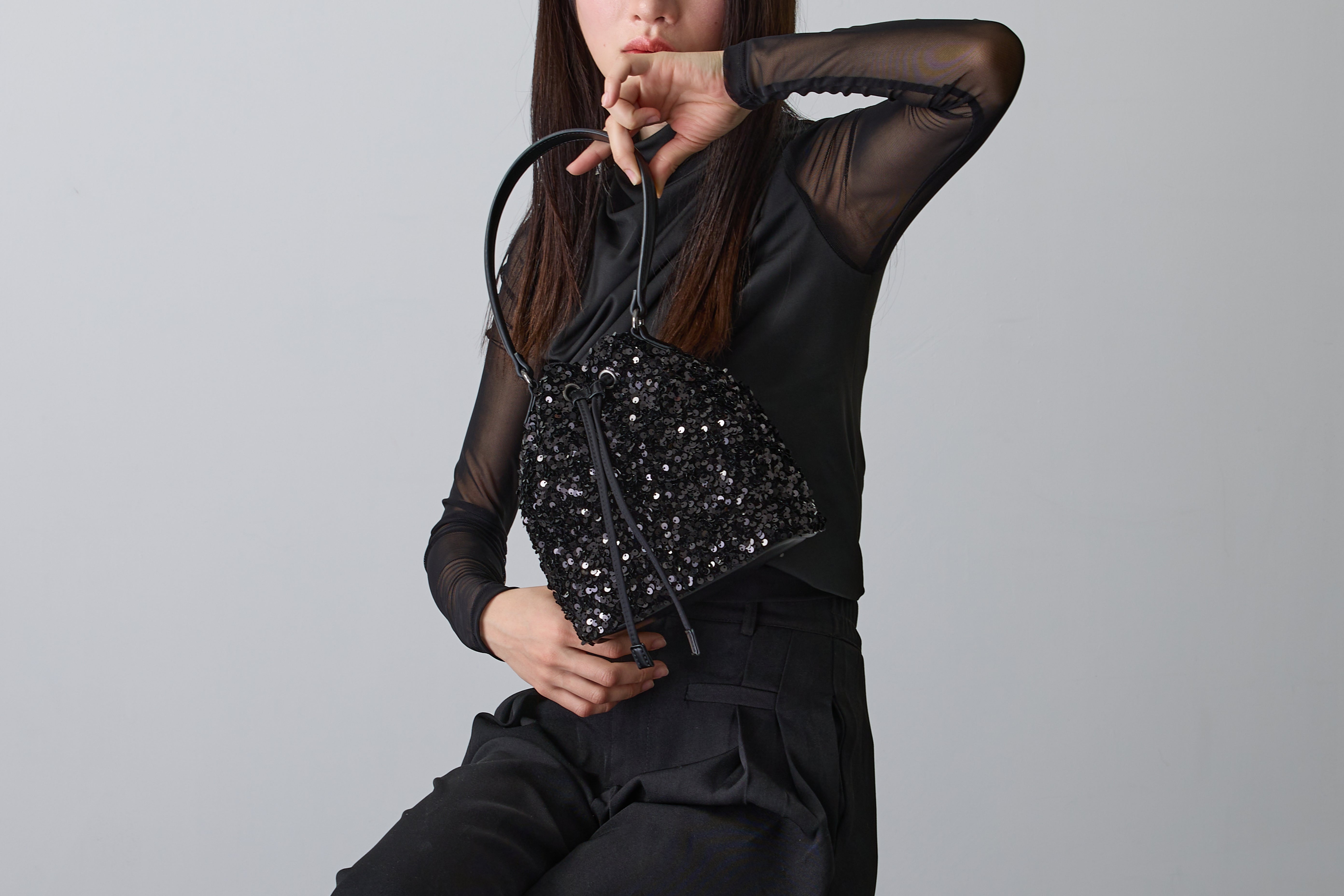 韓国商品/IGUAMAKARAS Dot Pattern Baguette Bag 韓国商品/IGUAMAKARAS Dot Pattern Baguette Bag