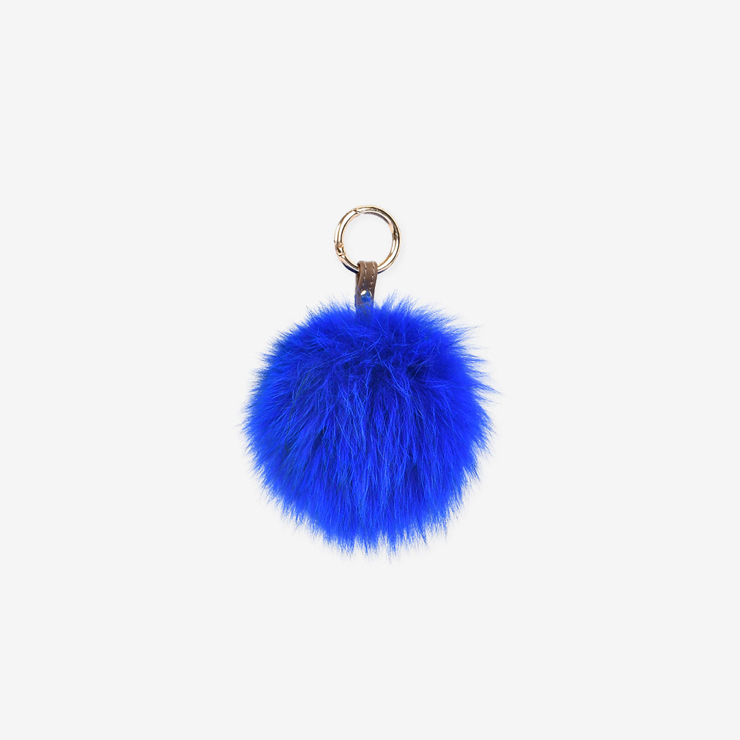 Real fox fur pom pom charm XY0005
