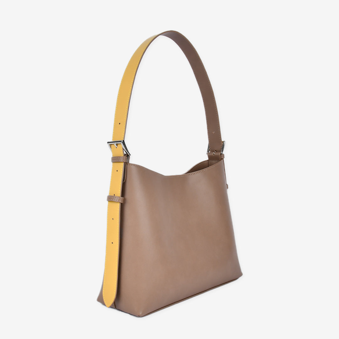 【予約注文★10月下旬順次発送】2way Bicolor Shoulder Bag - バイカラーショルダーバッグ (M・L)