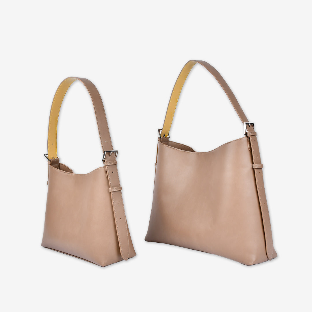 【予約注文★10月下旬順次発送】2way Bicolor Shoulder Bag - バイカラーショルダーバッグ (M・L)